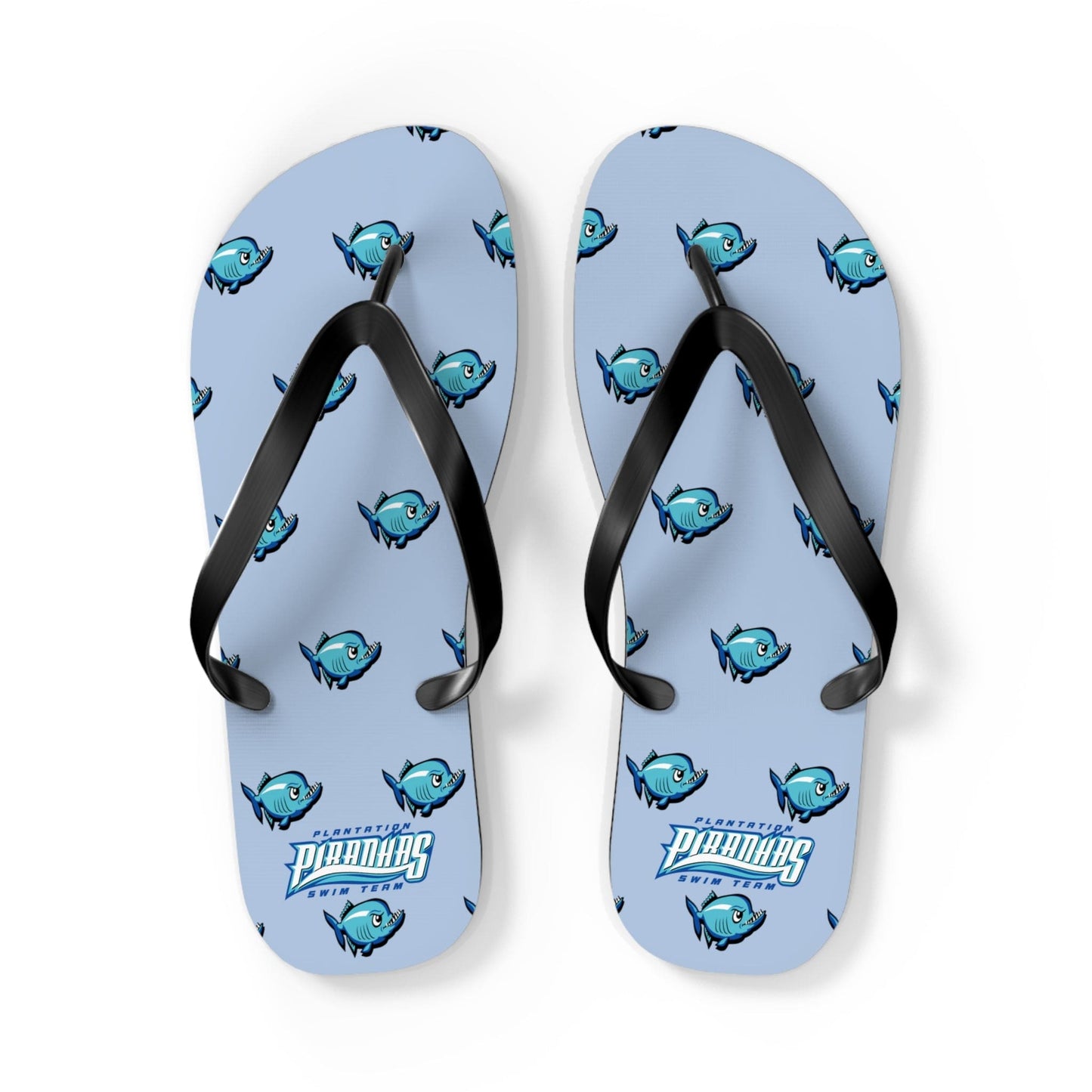 Piranhas Swim Team Flip Flops - Hooray