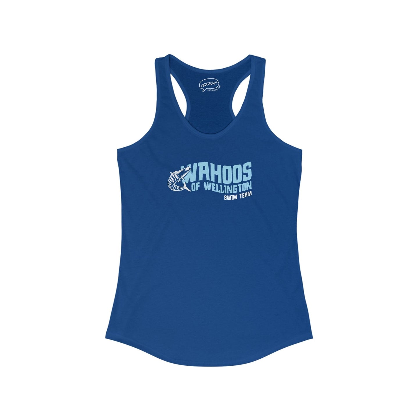 Wahoos Women Racerback Tank - Hooray
