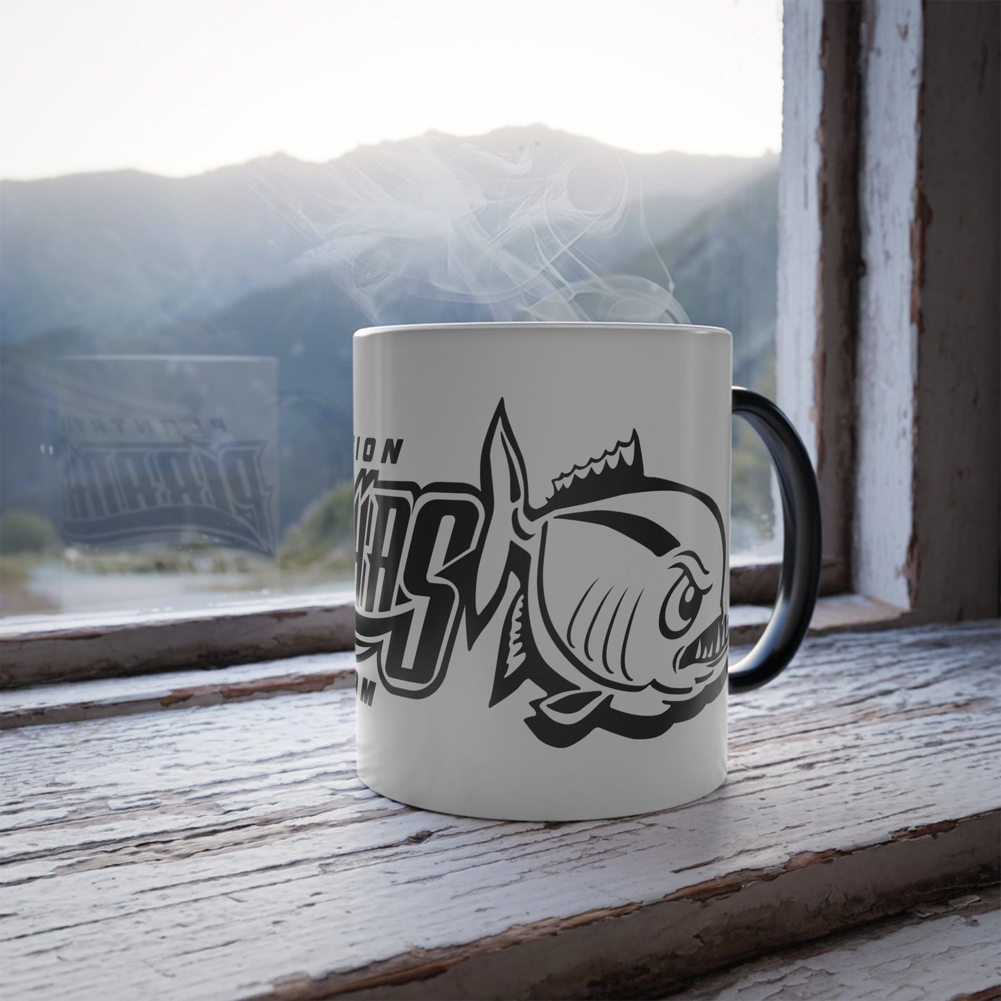 Color-Changing Piranhas Swim Team Mug - Hooray