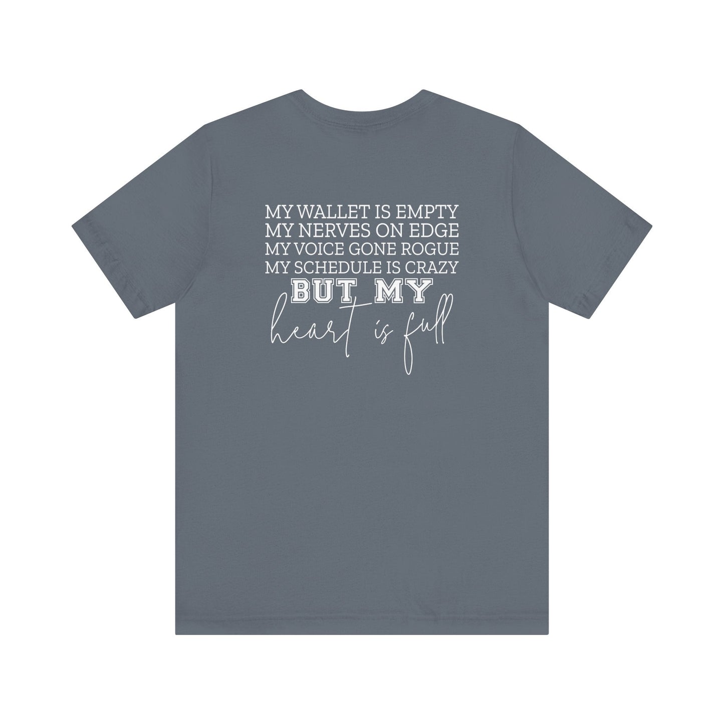 Heart Full Football Mom T-Shirt - Hooray