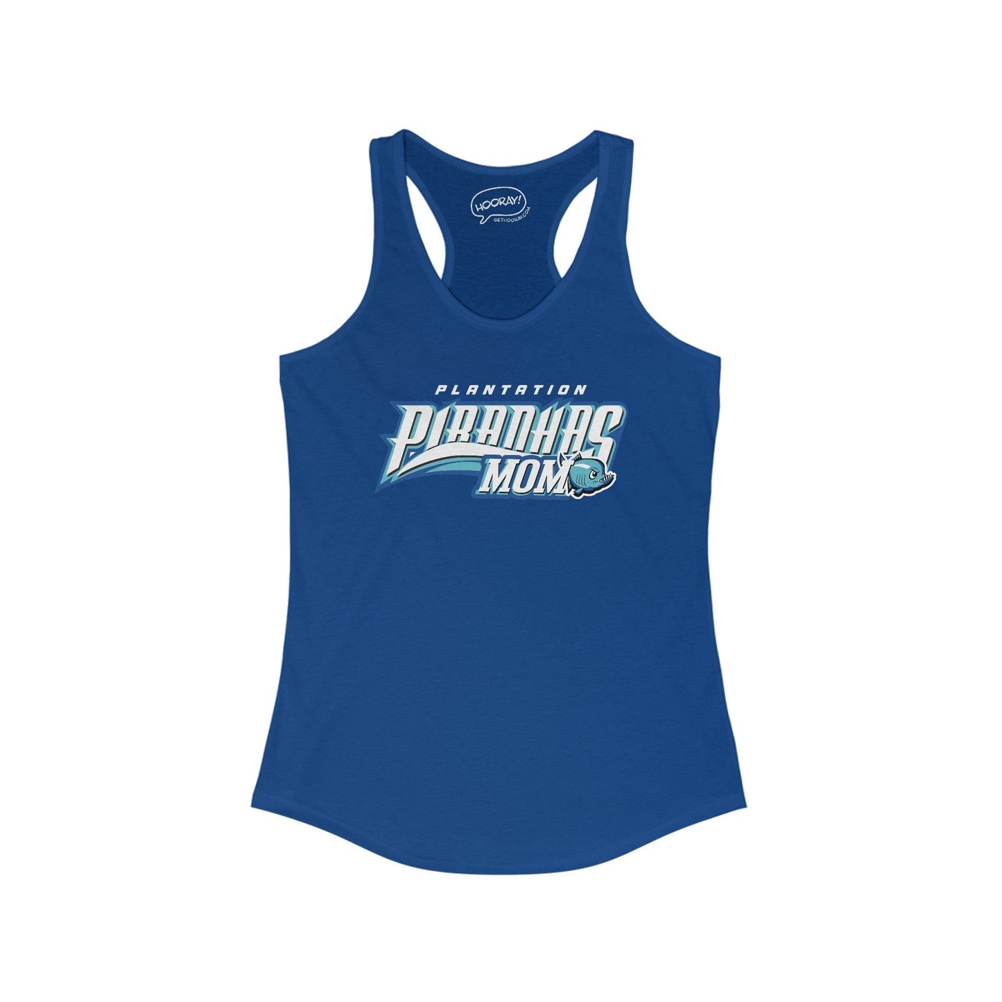 Plantation Piranhas Mom Racerback Tank - Hooray