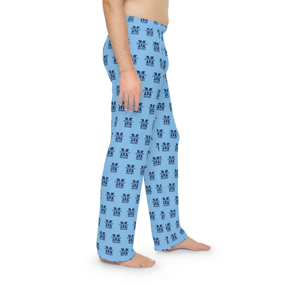 MAC All-Over Logo Lounge Pants (Light Blue) - GetHooray.com