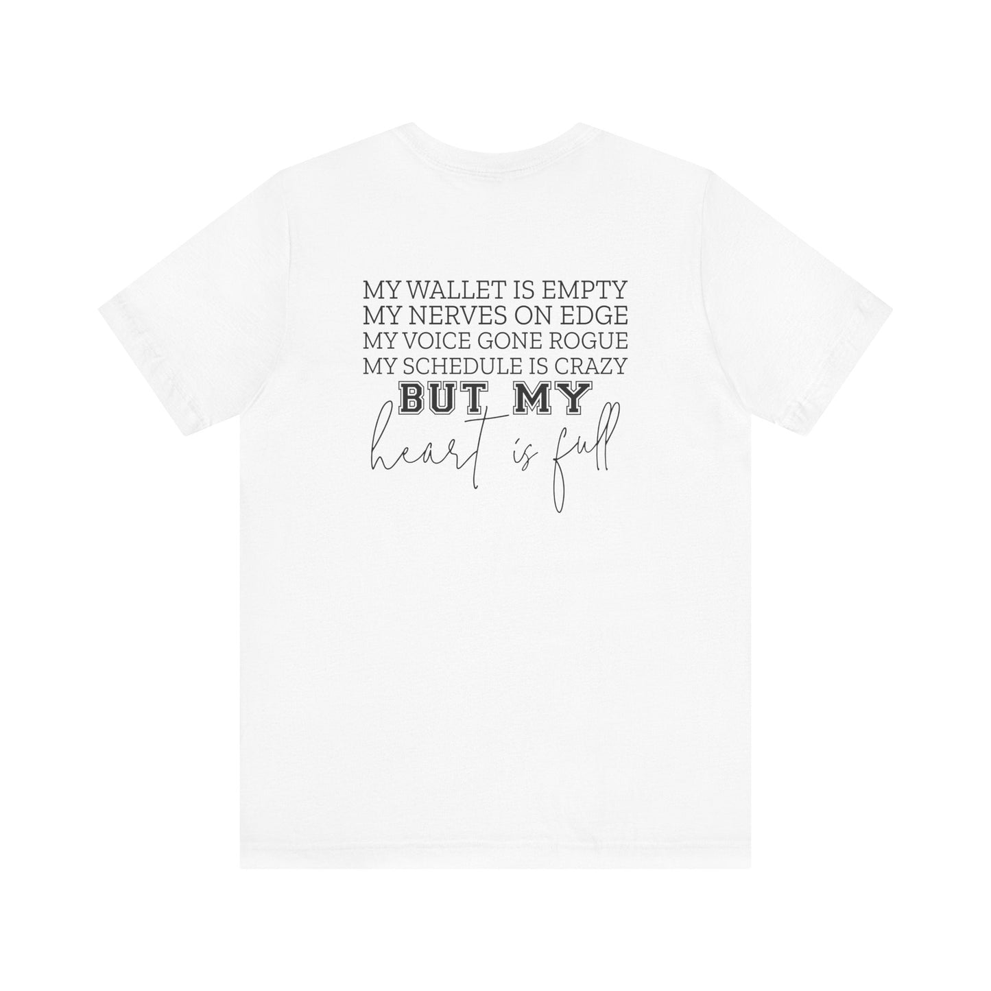 Heart Full Football Mom T-Shirt - Hooray