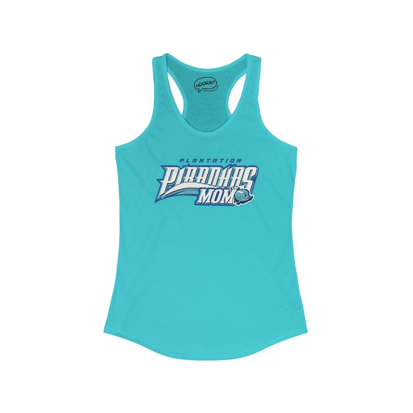 Plantation Piranhas Mom Racerback Tank - Hooray