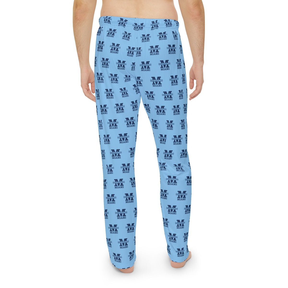 MAC All-Over Logo Lounge Pants (Light Blue) - GetHooray.com