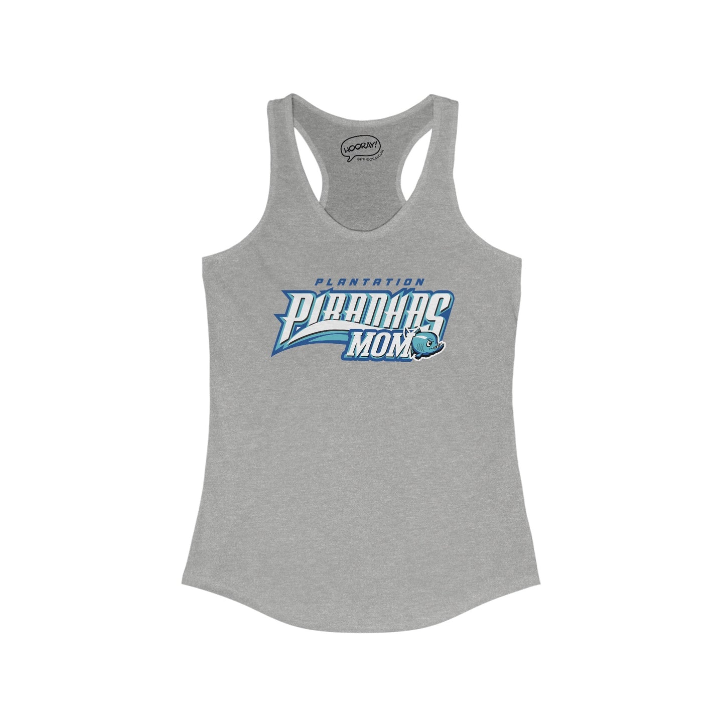 Plantation Piranhas Mom Racerback Tank - Hooray