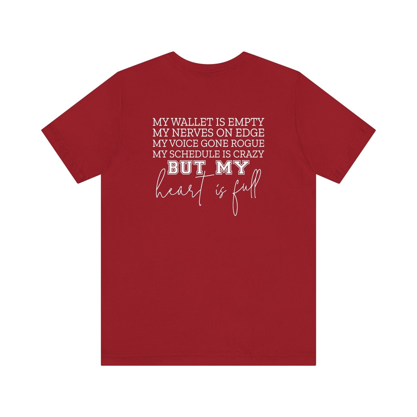Heart Full Football Mom T-Shirt - Hooray