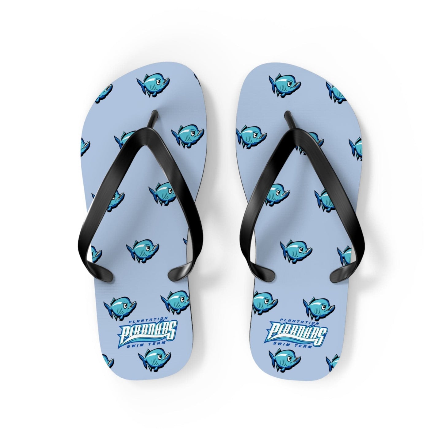 Piranhas Swim Team Flip Flops - Hooray
