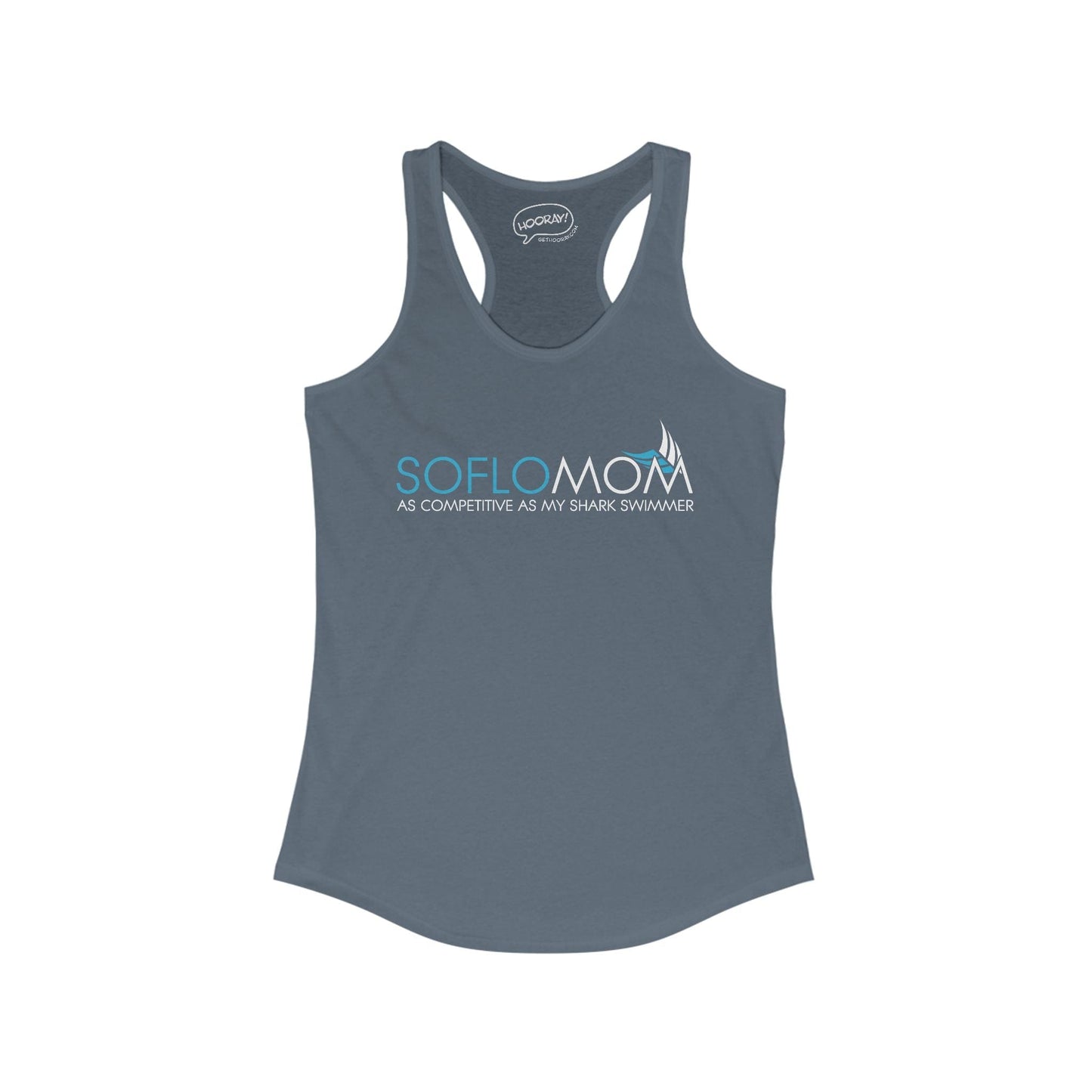 SOFLO Mom Racerback Tank - Hooray