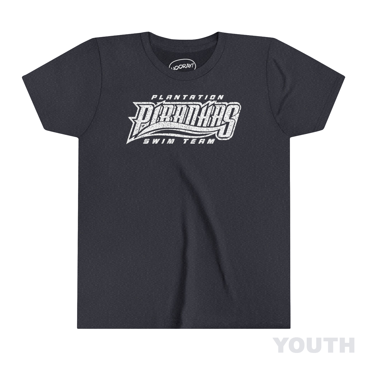 Youth Plantation Piranhas Distressed T-Shirt - Hooray