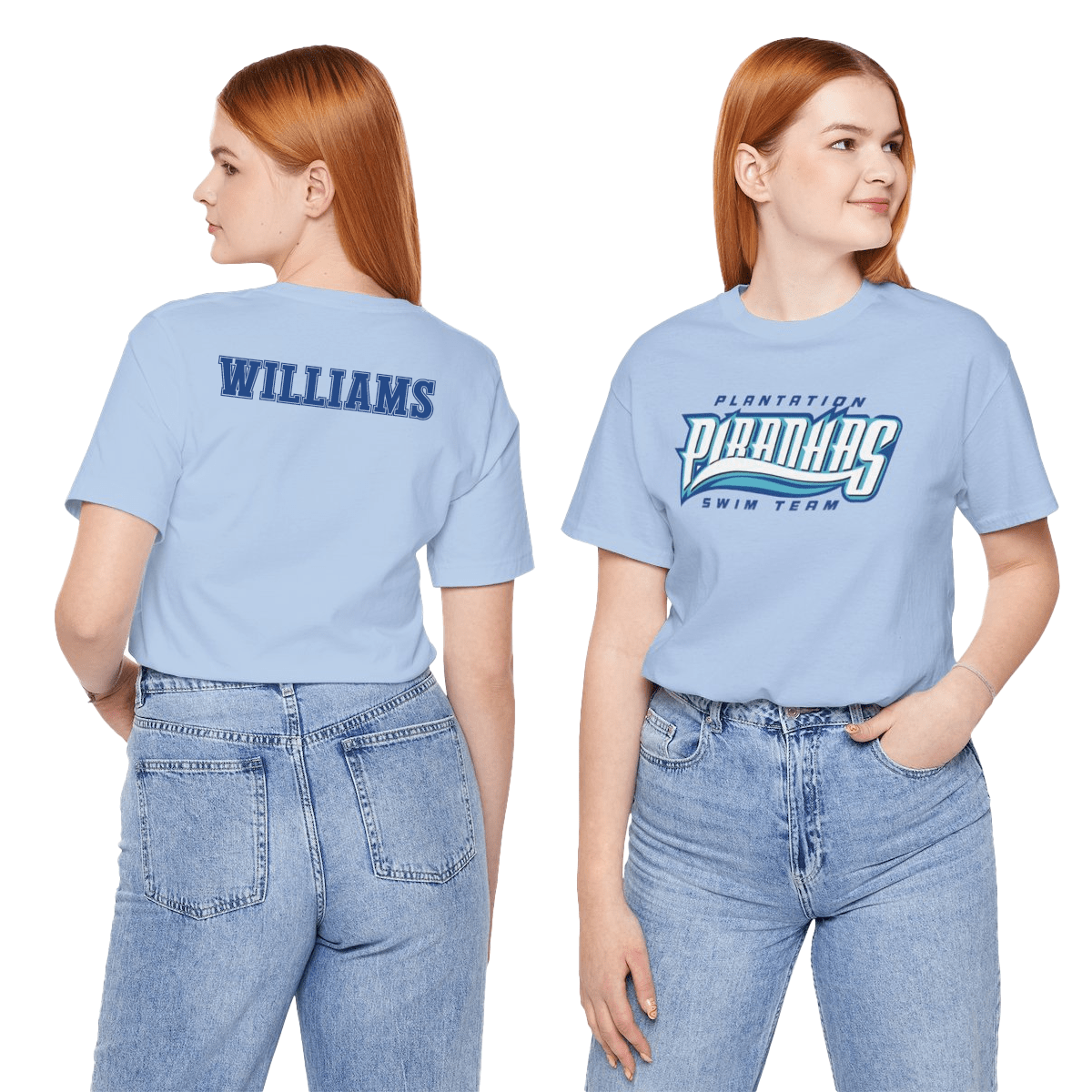 Plantation Piranhas Custom Name T-Shirt - Hooray