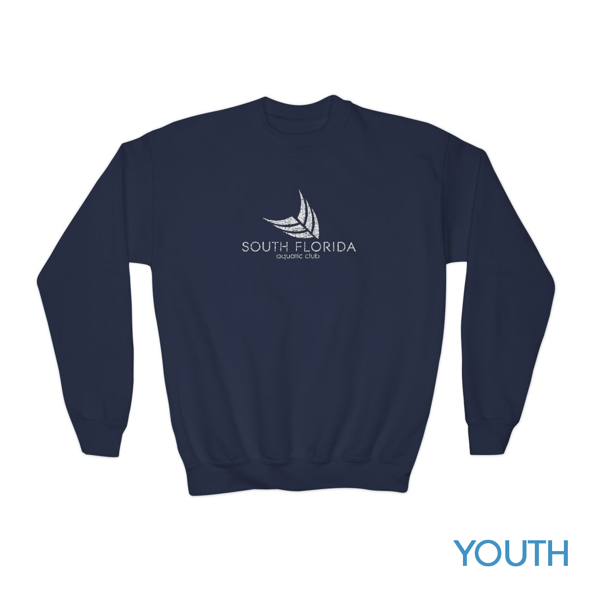 SOFLO Youth Distressed Crewneck - Hooray