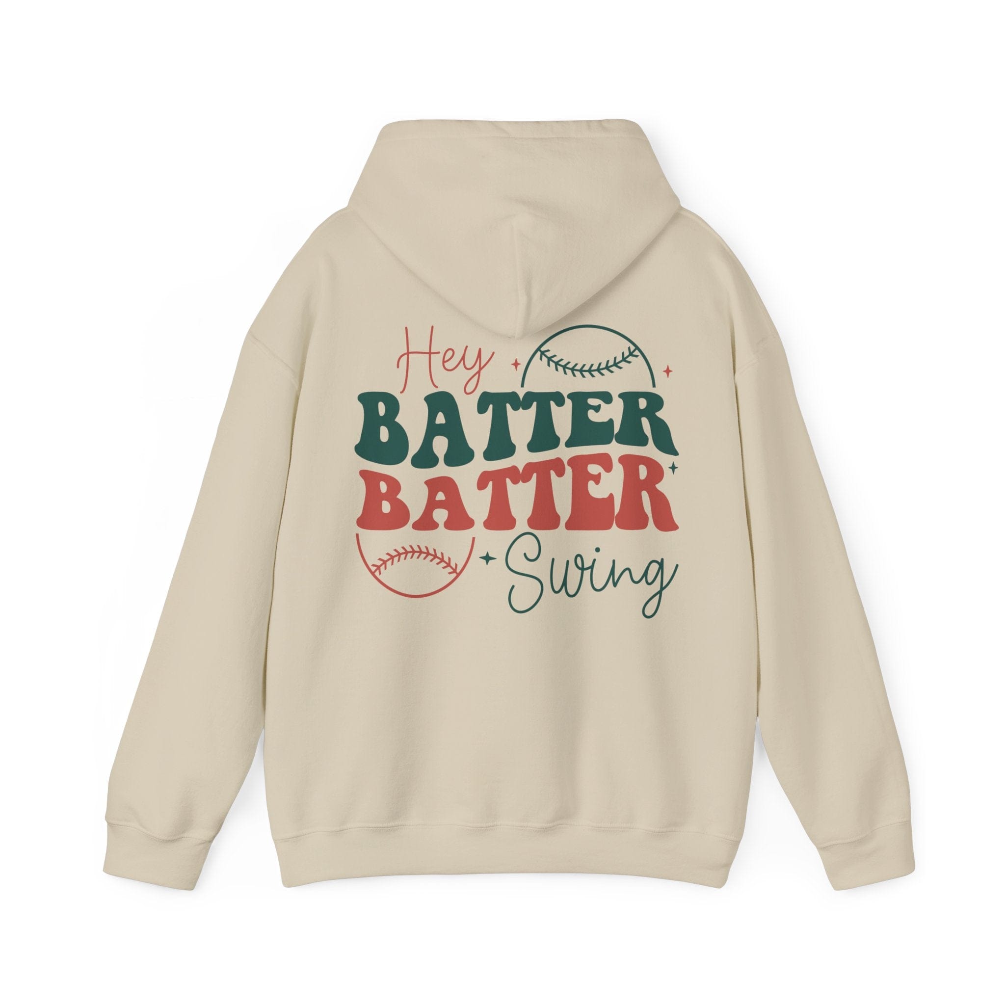 Hey Batter Batter Baseball Fan Hoodie - Hooray