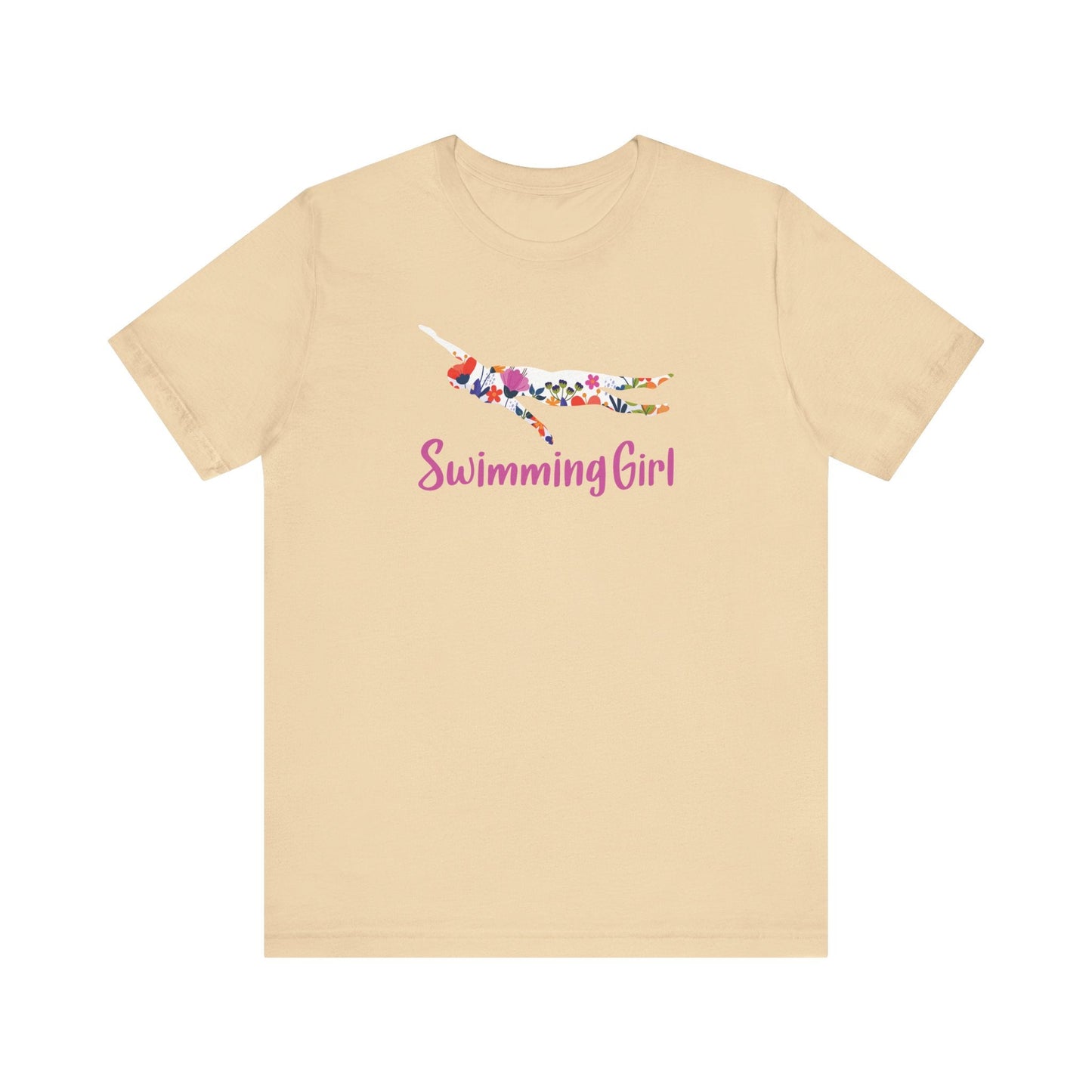 Floral Swimming Girl T-Shirt - Hooray