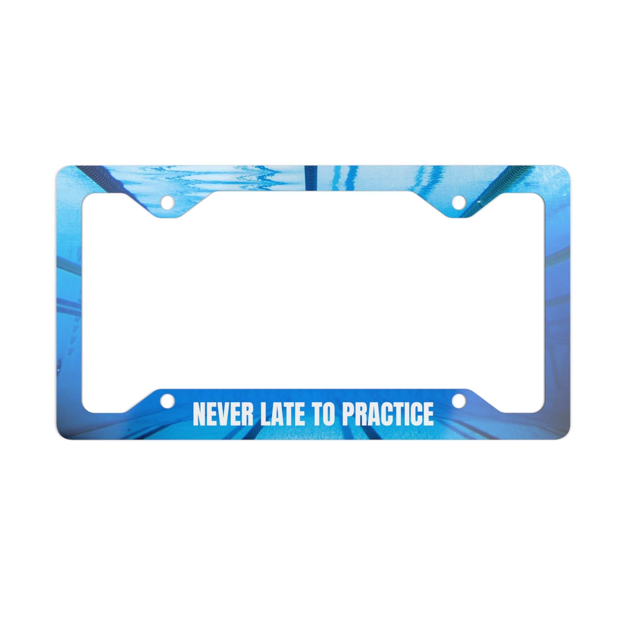 Swim Athlete License Plate Frame - Hooray