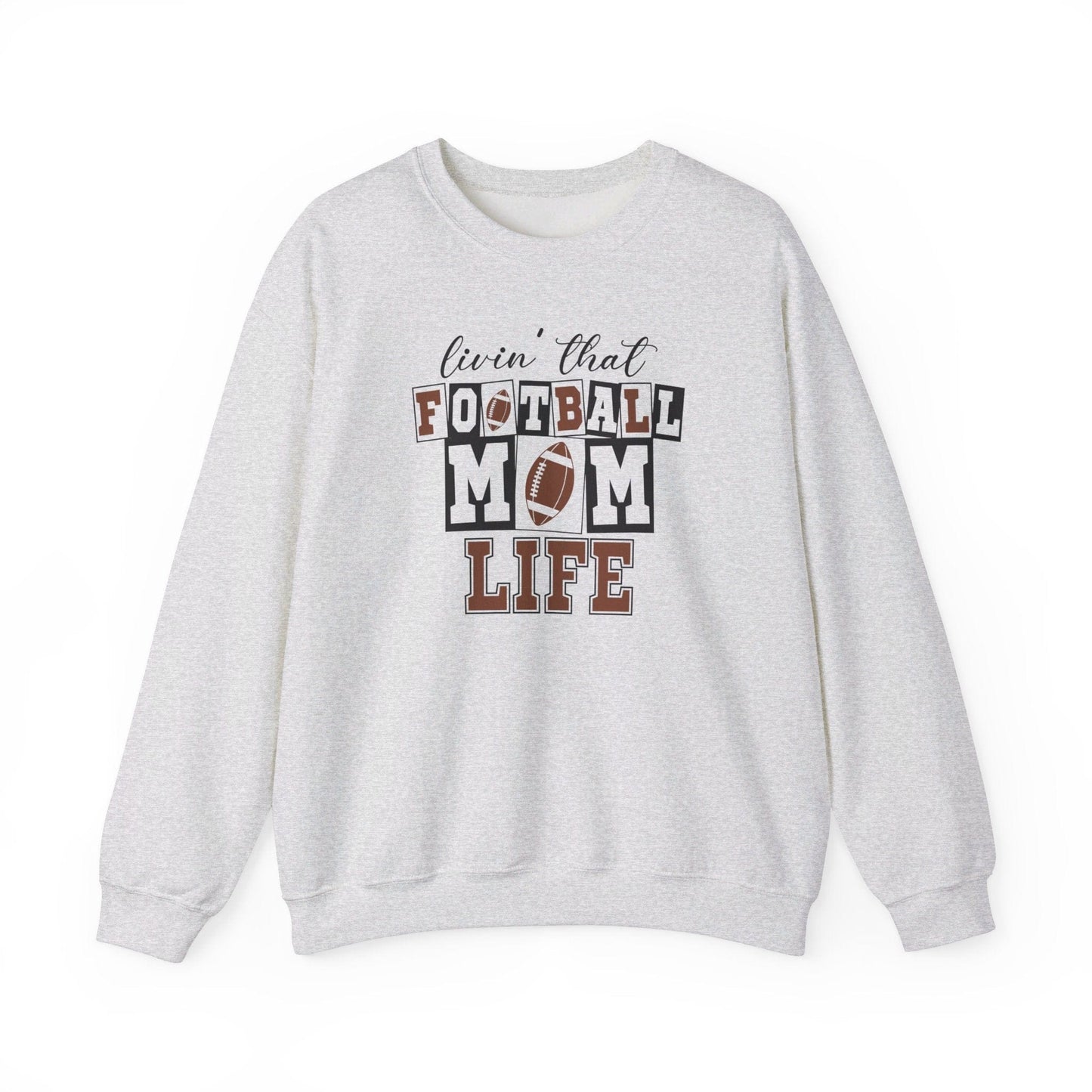 Comfy Football Mom Life Sweatshirt - Hooray