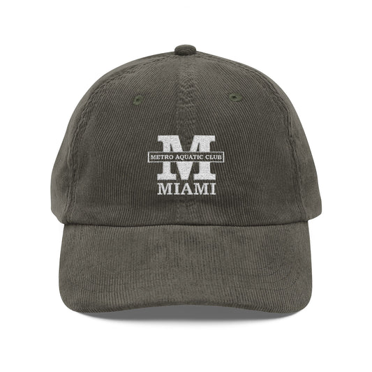 MAC Vintage Corduroy Embroidered Cap - GetHooray.com