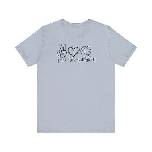 Peace Love Volleyball Tee - Hooray