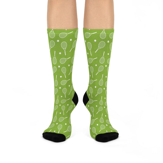 Cushioned Serve Up Comfort Tennis Fans Socks - Hooray