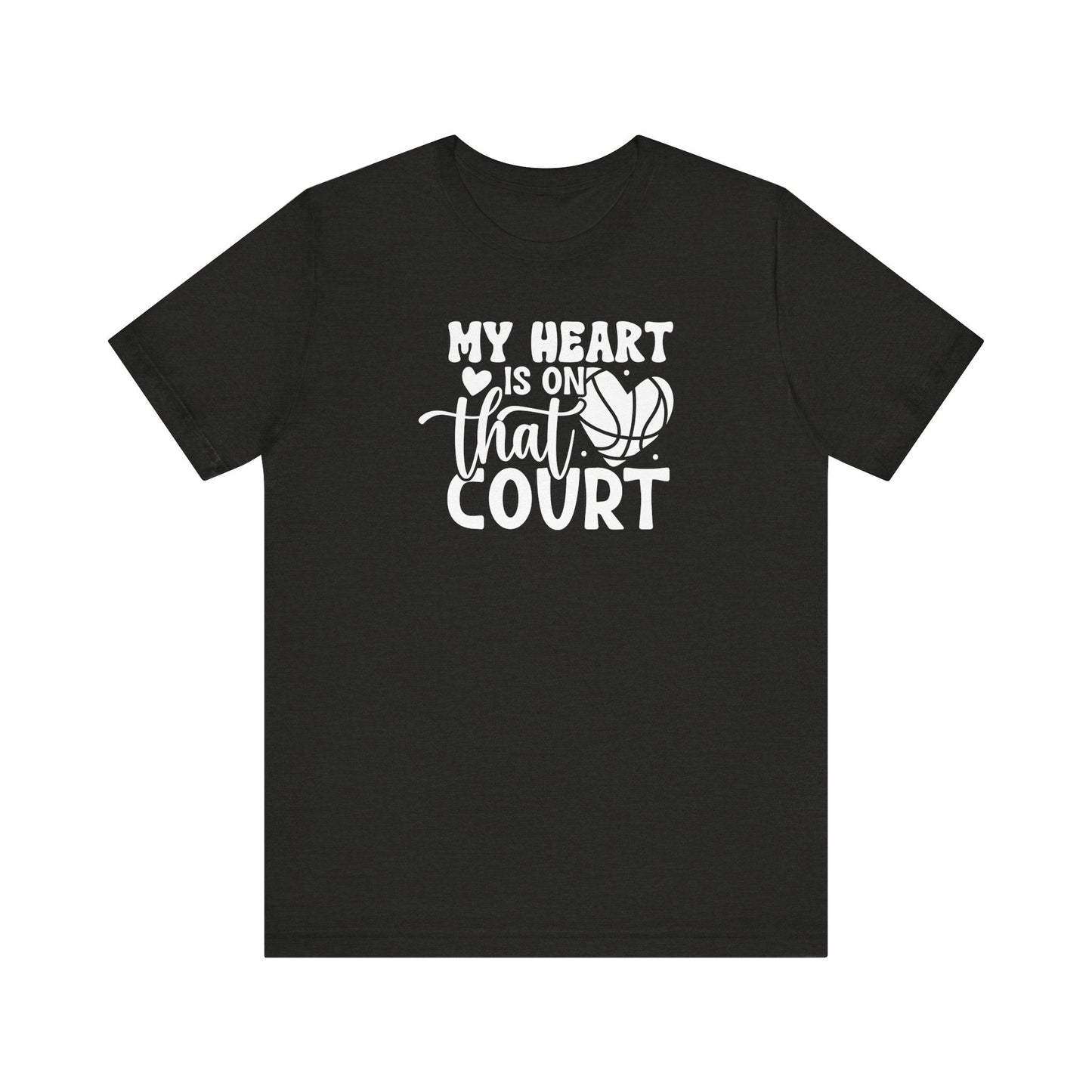 Courtside Sweetheart - Fan Girls Basketball Tee - Hooray