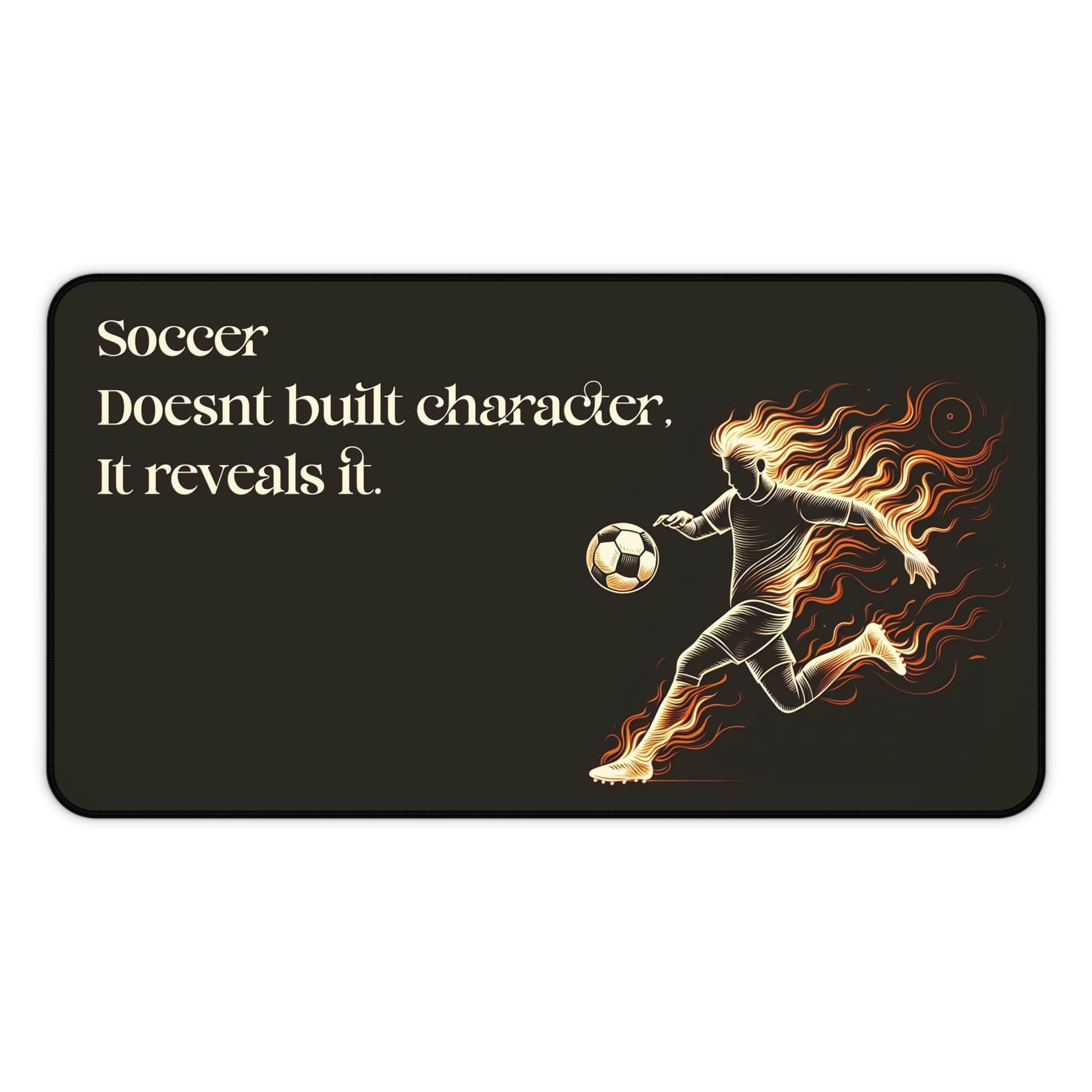 Soccer Desk Mat - Hooray