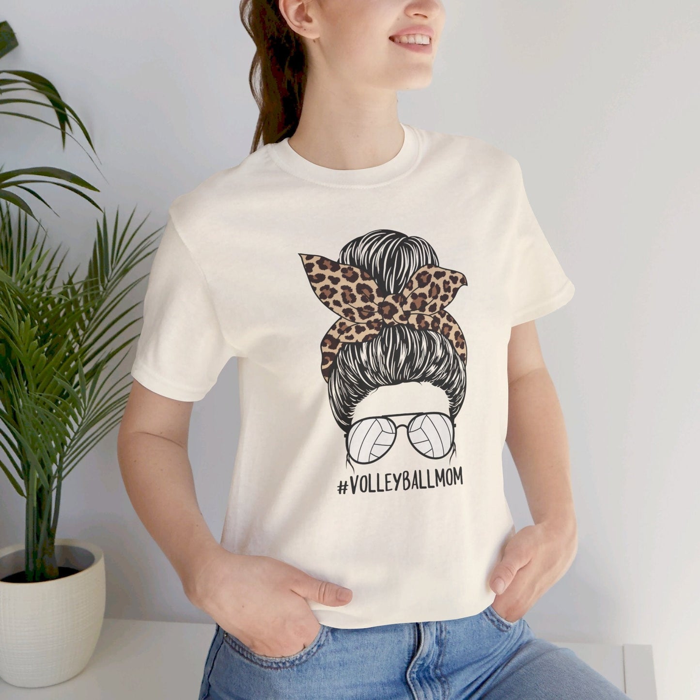 Stylish Volleyball Mom Tee - Hooray