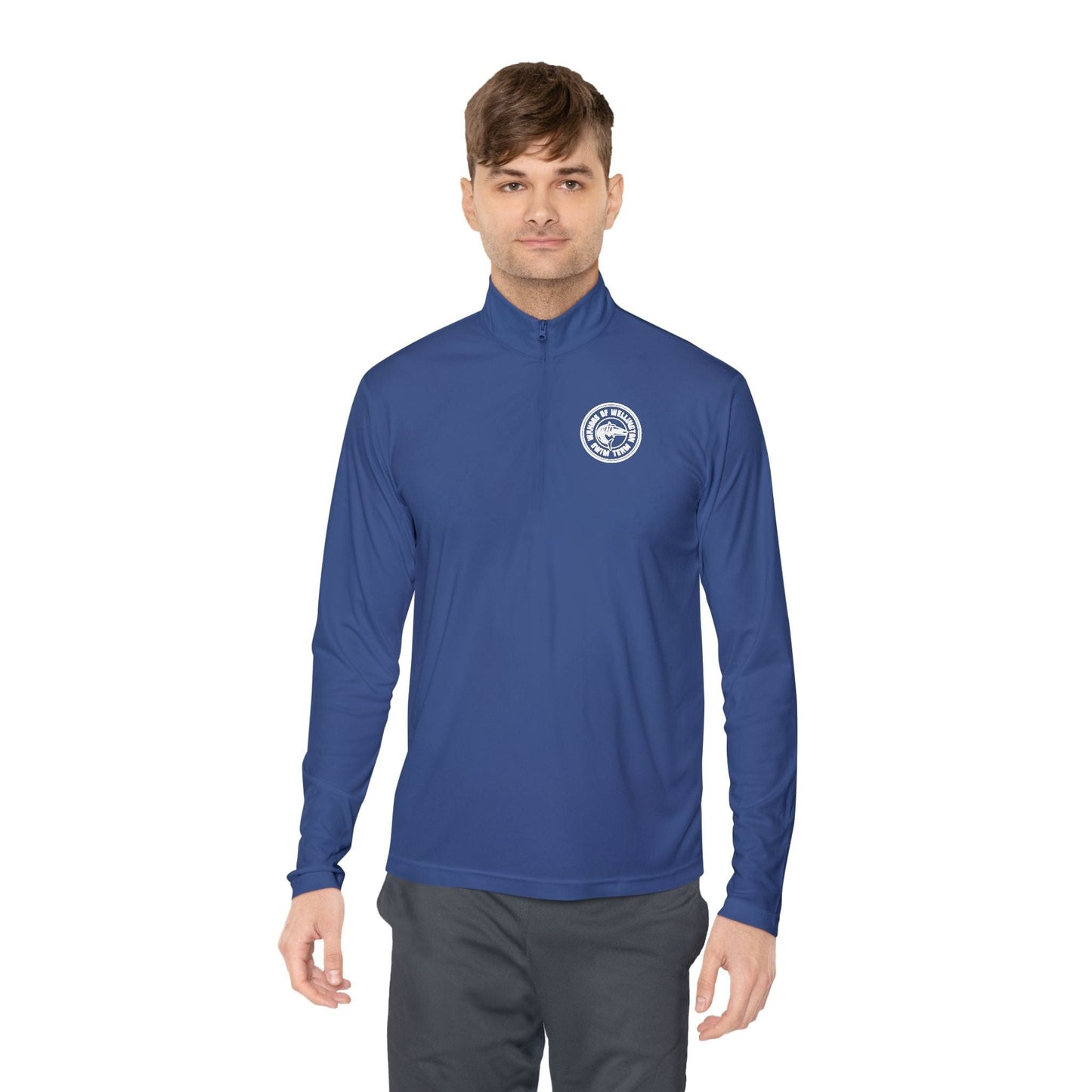 Men Moisture-Wicking Wahoos Pullover