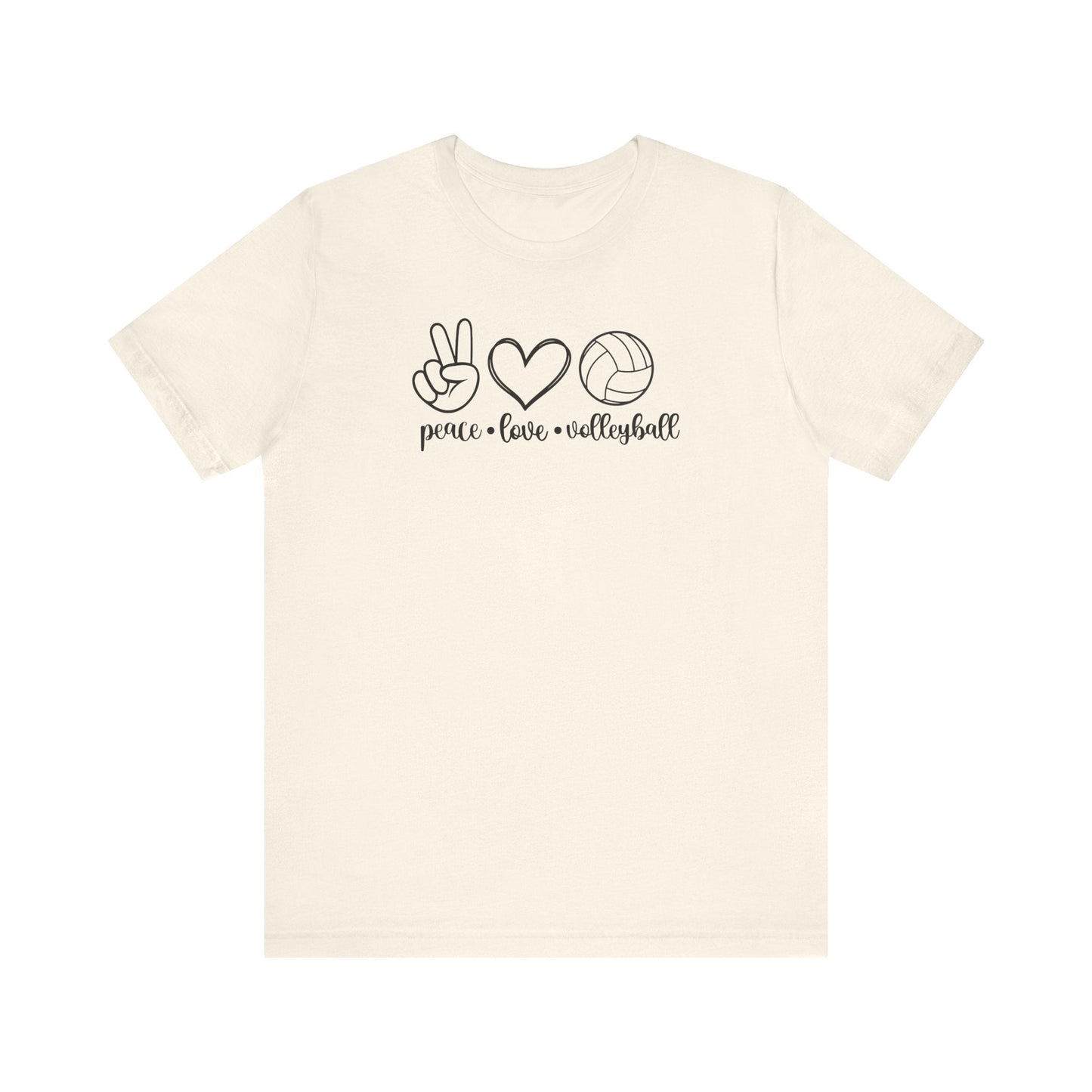 Peace Love Volleyball Tee - Hooray