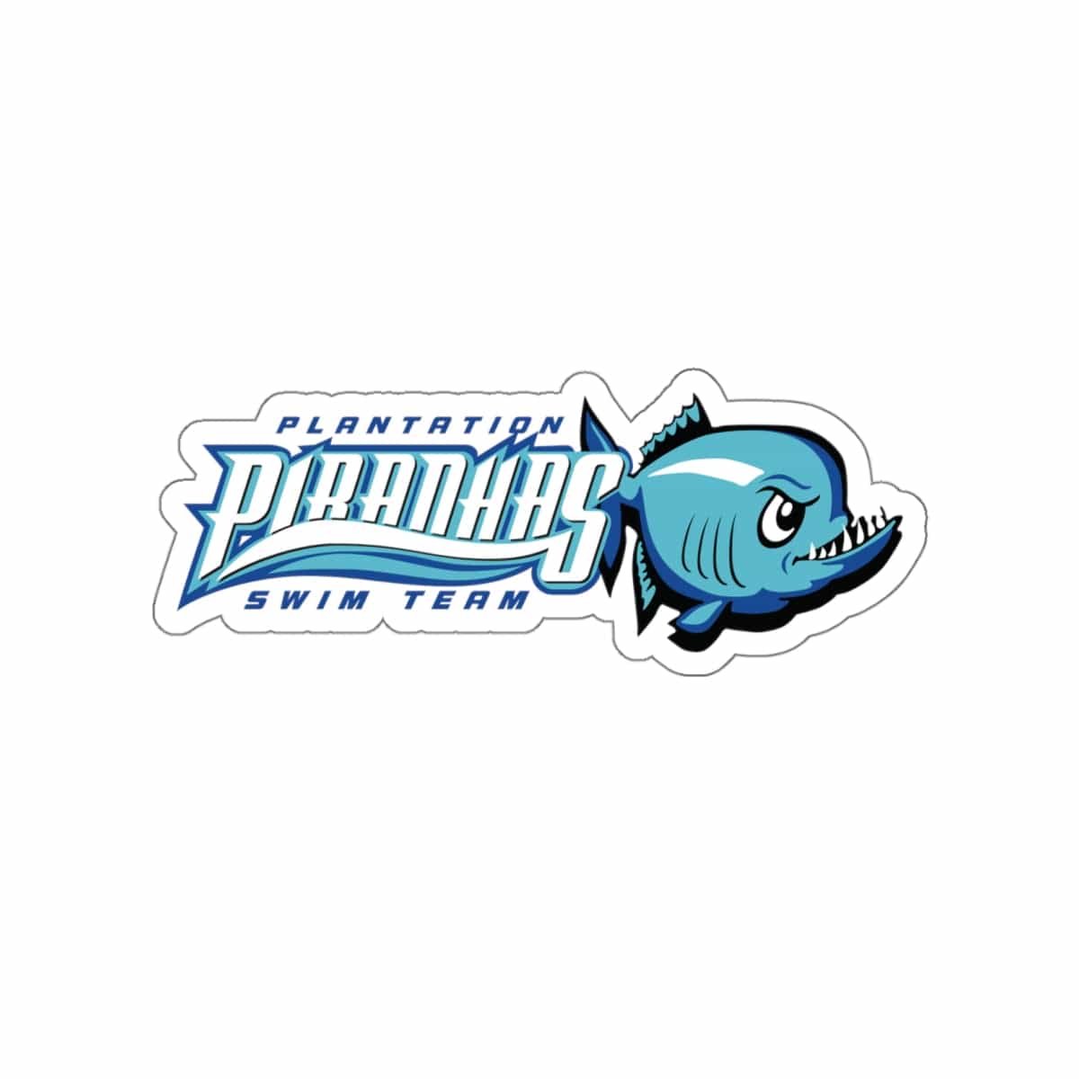 Plantation Piranhas Vinyl Stickers