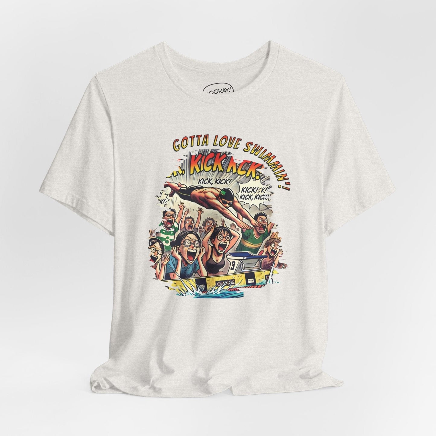 White - Gotta Love Swimming T-Shirt - Hooray