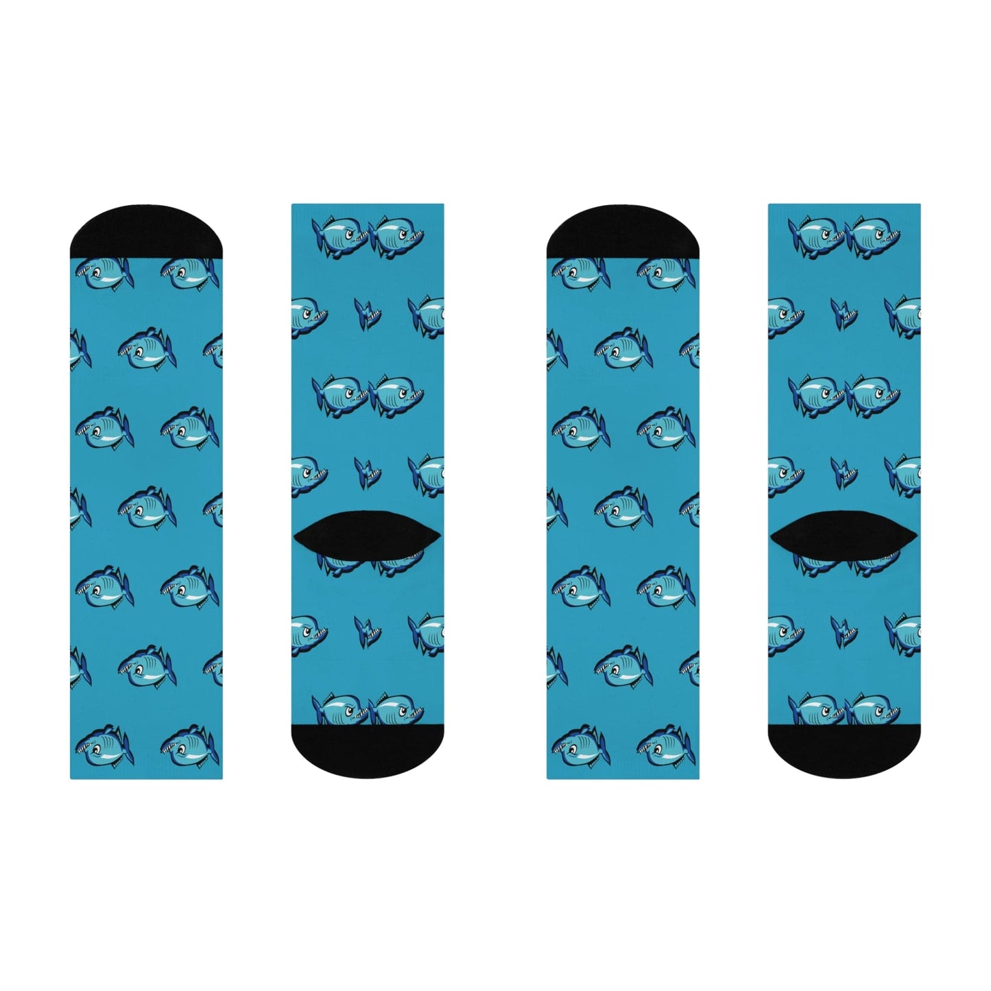 Piranhas Mascot Crew Socks