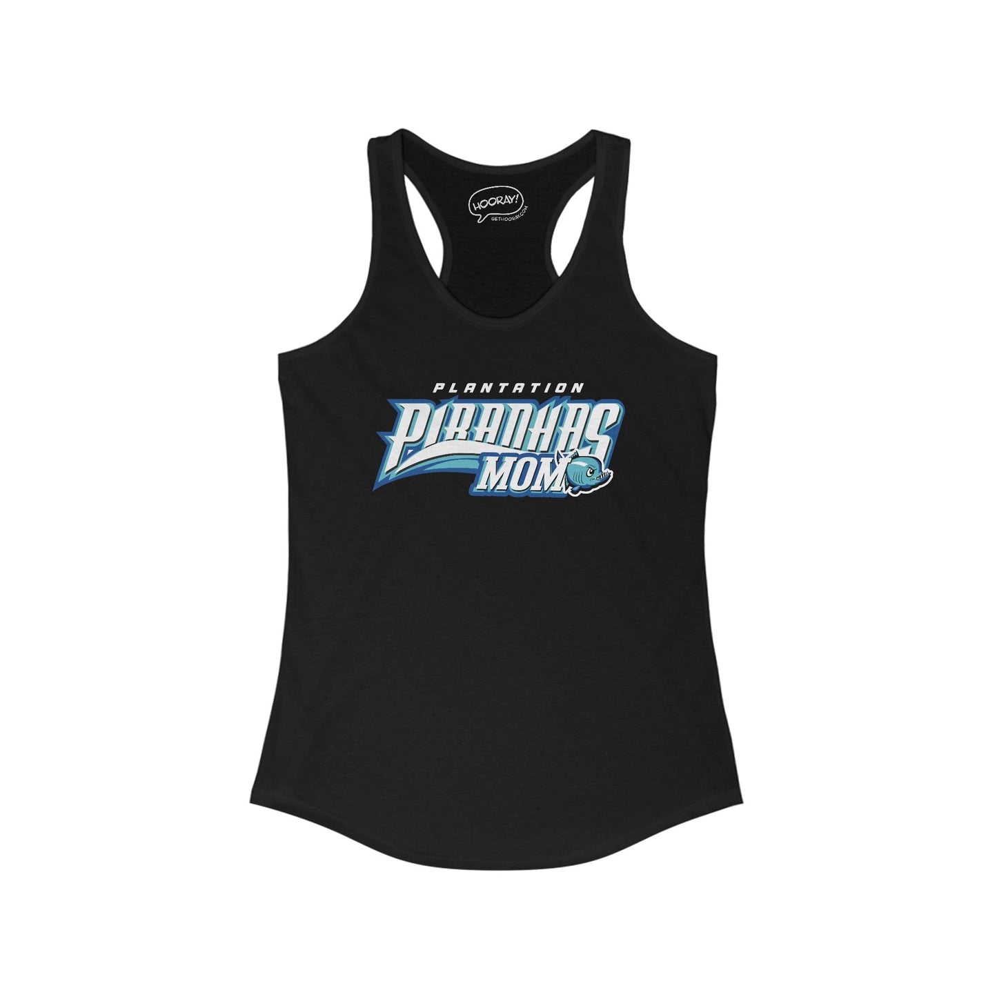 Plantation Piranhas Mom Racerback Tank