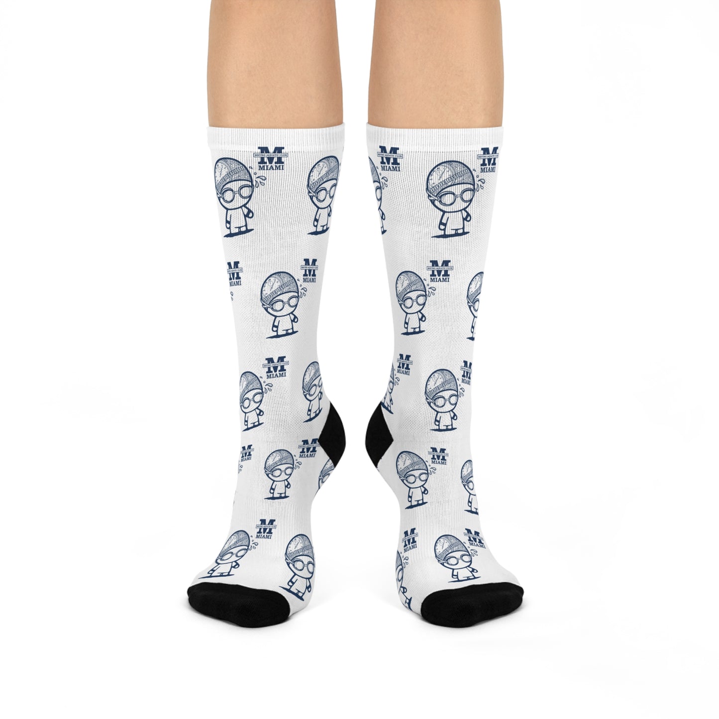 MAC Swimmer Mascot Crew Socks - GetHooray.com