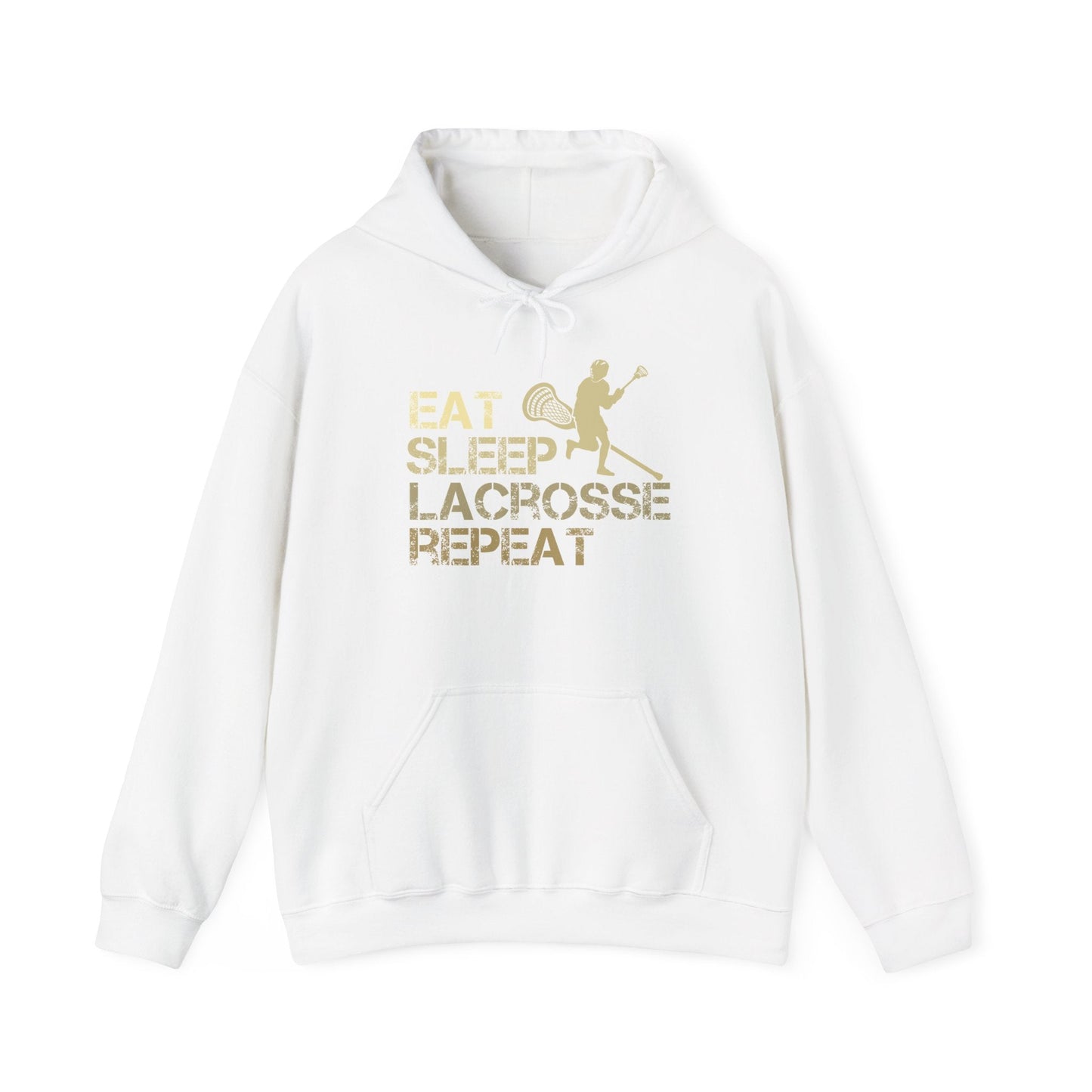 Eat, Sleep, Lacrosse, Repeat Lacrosse Hoodie - Hooray