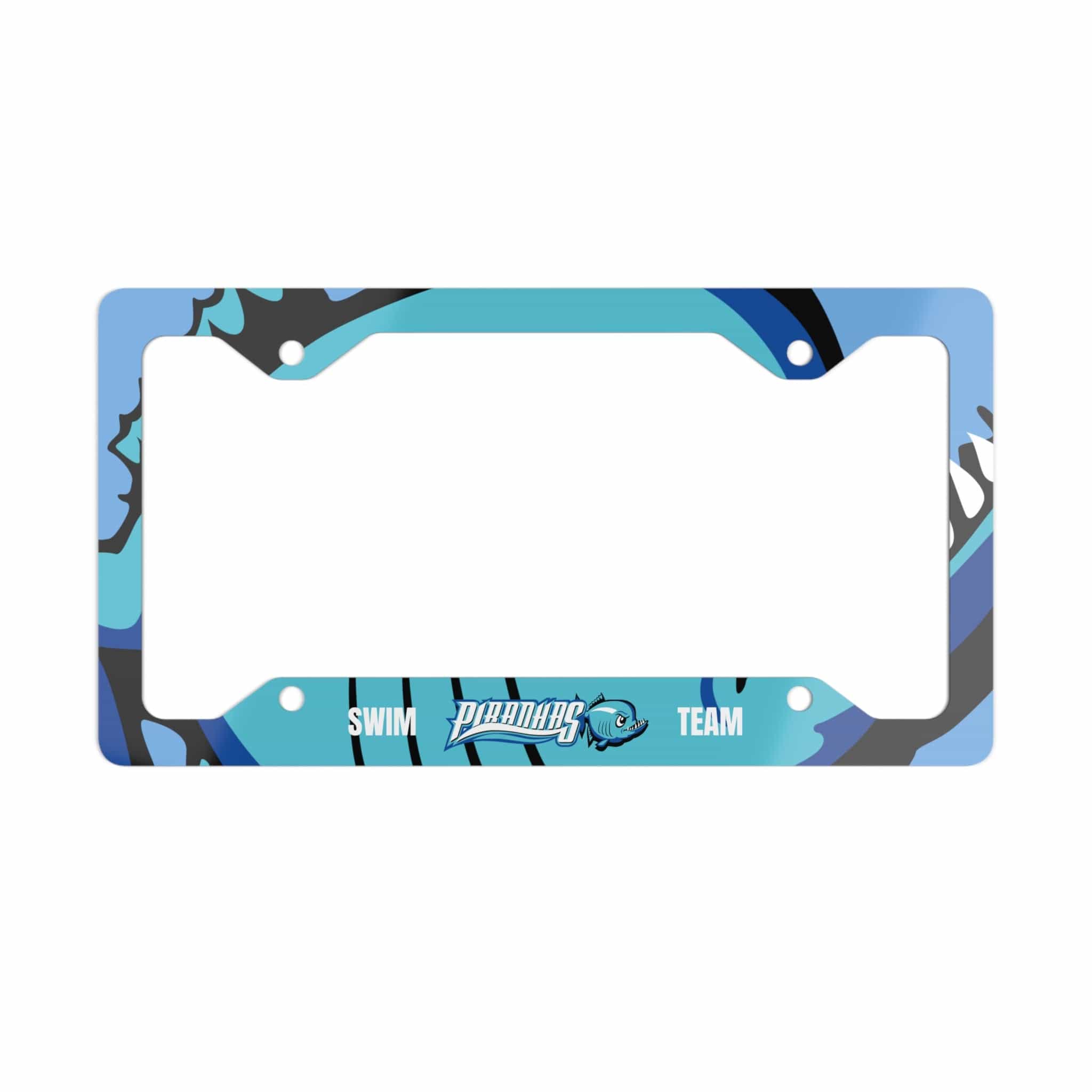 Plantation Piranhas License Plate Frame