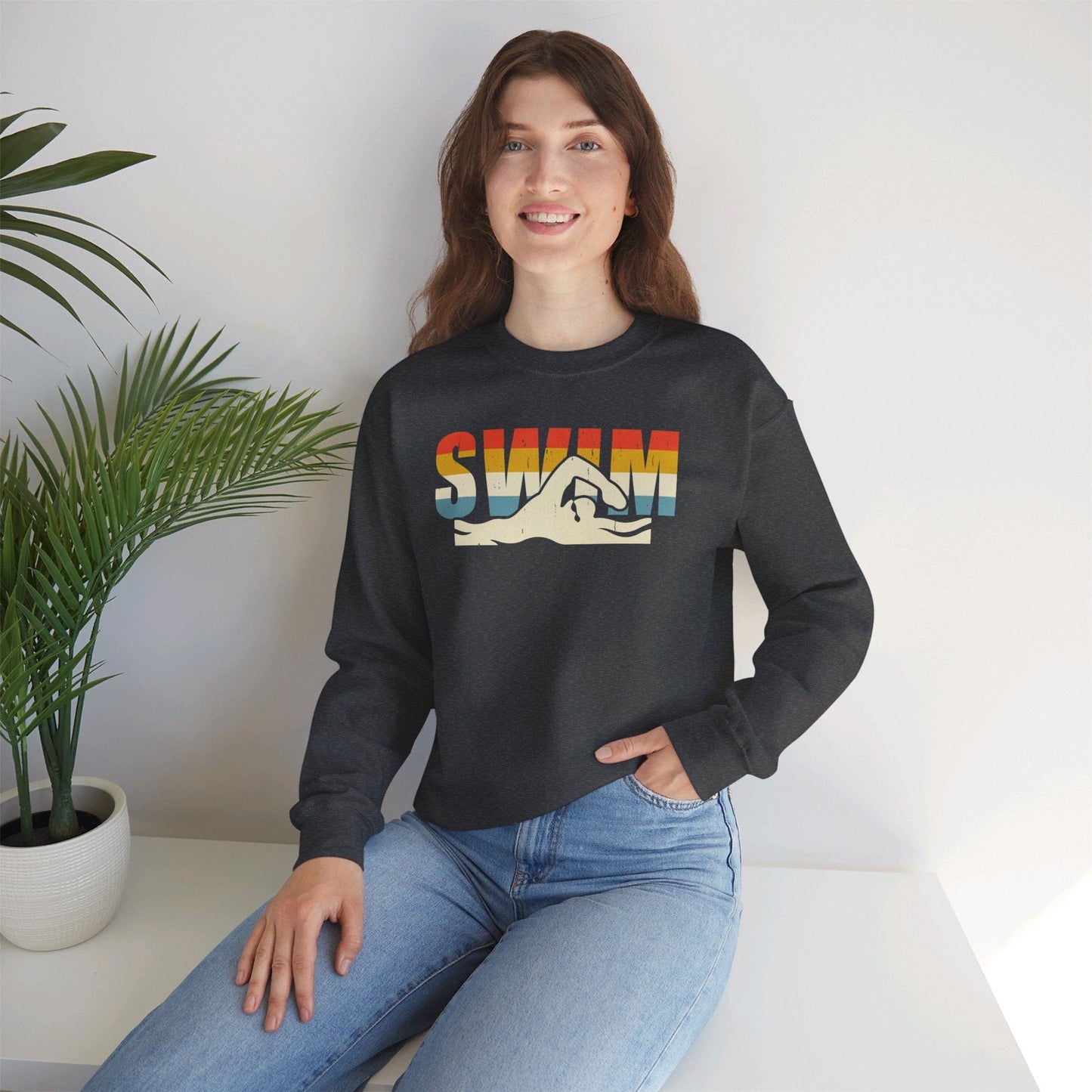 Retro Swim Sweatshirt - Hooray