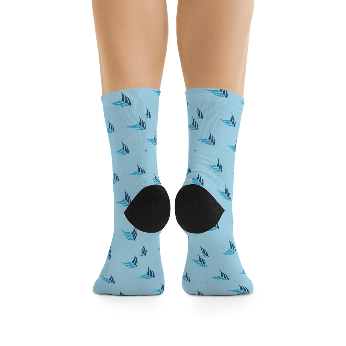 SOFLO Shark Pattern Crew Socks