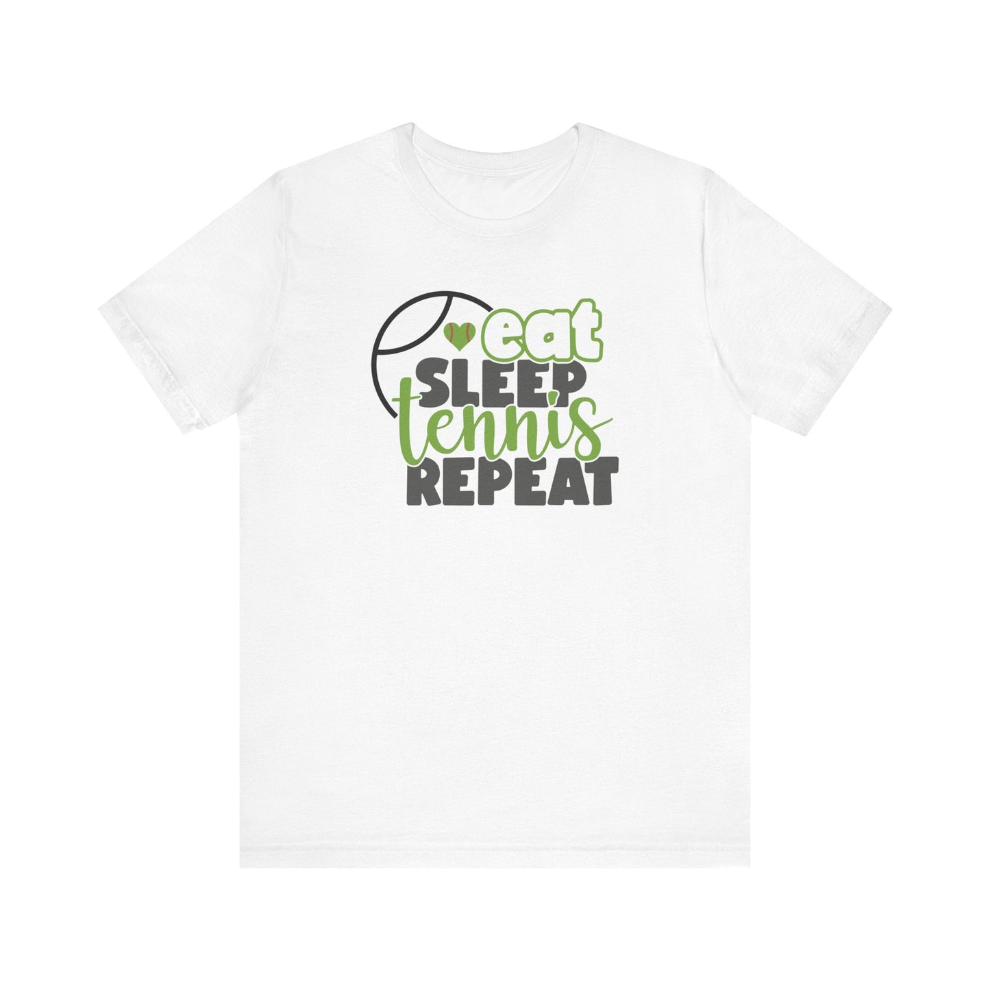 Eat Sleep Tennis Repeat Tennis Fan T-Shirt - Hooray