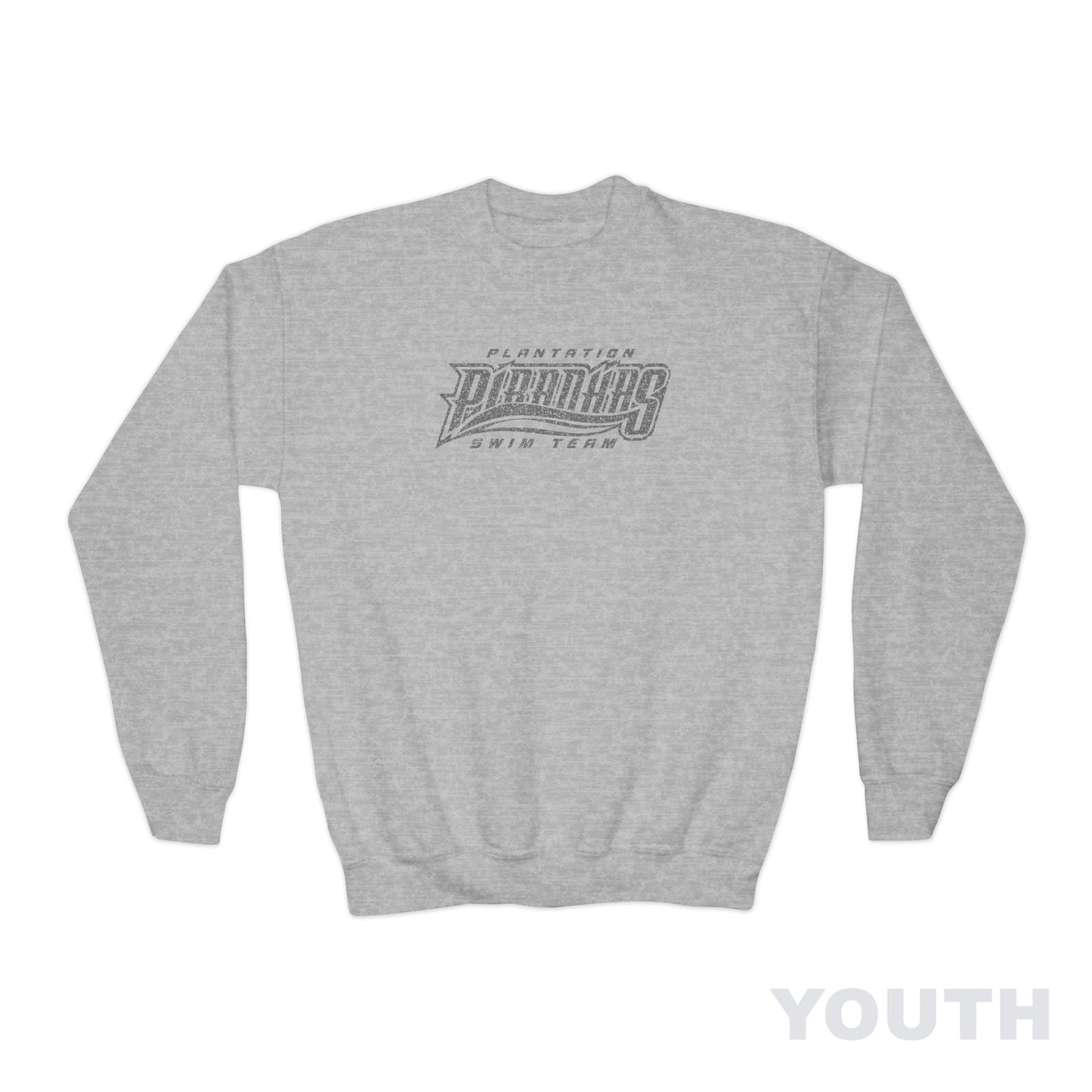 Youth Piranhas Distressed Crewneck