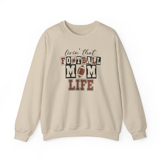 Comfy Football Mom Life Sweatshirt - Hooray