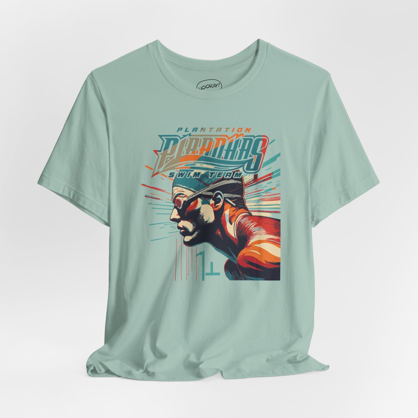 Fierce Speed for Him – Plantation Swim Team Tee