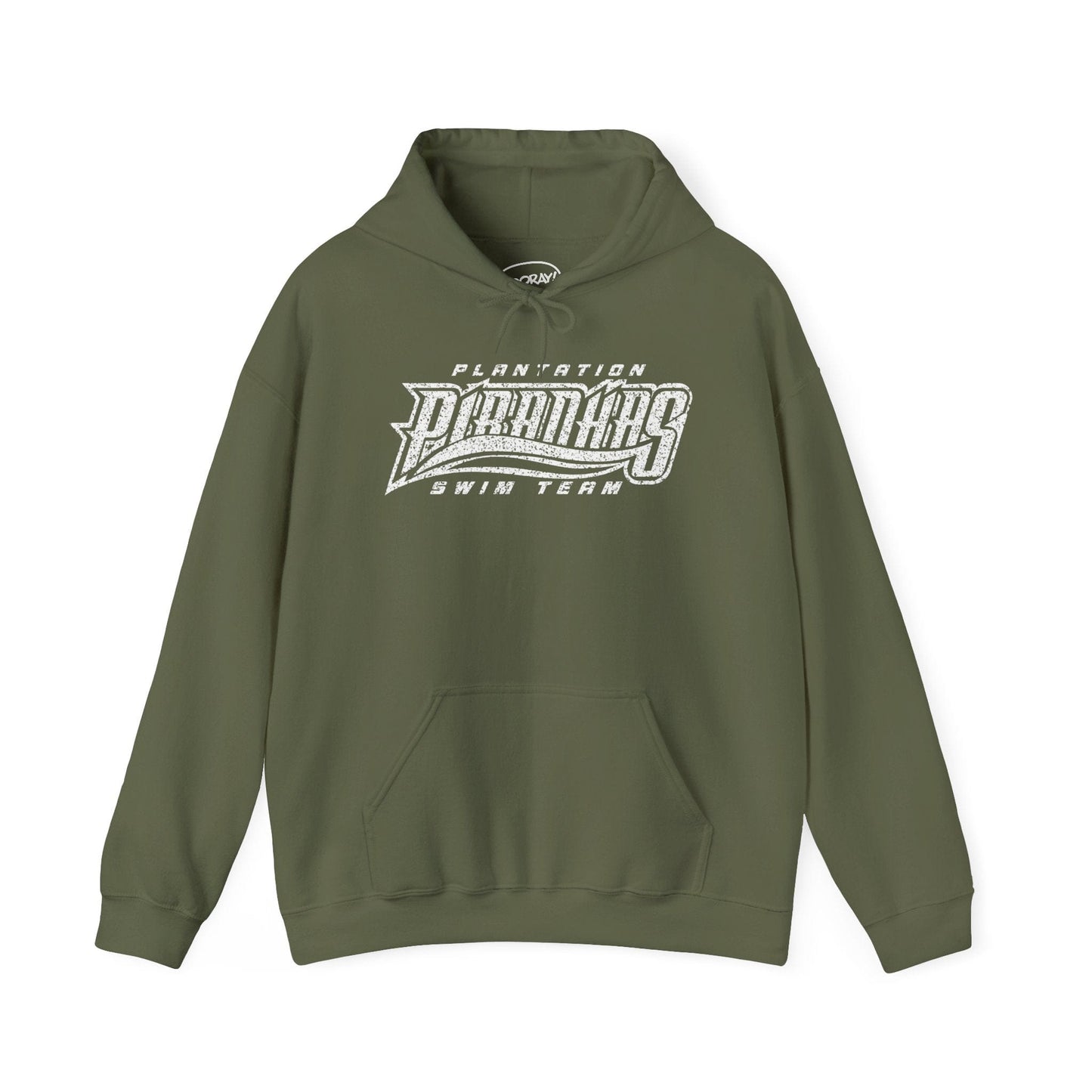 Plantation Piranhas Distressed Hoodie