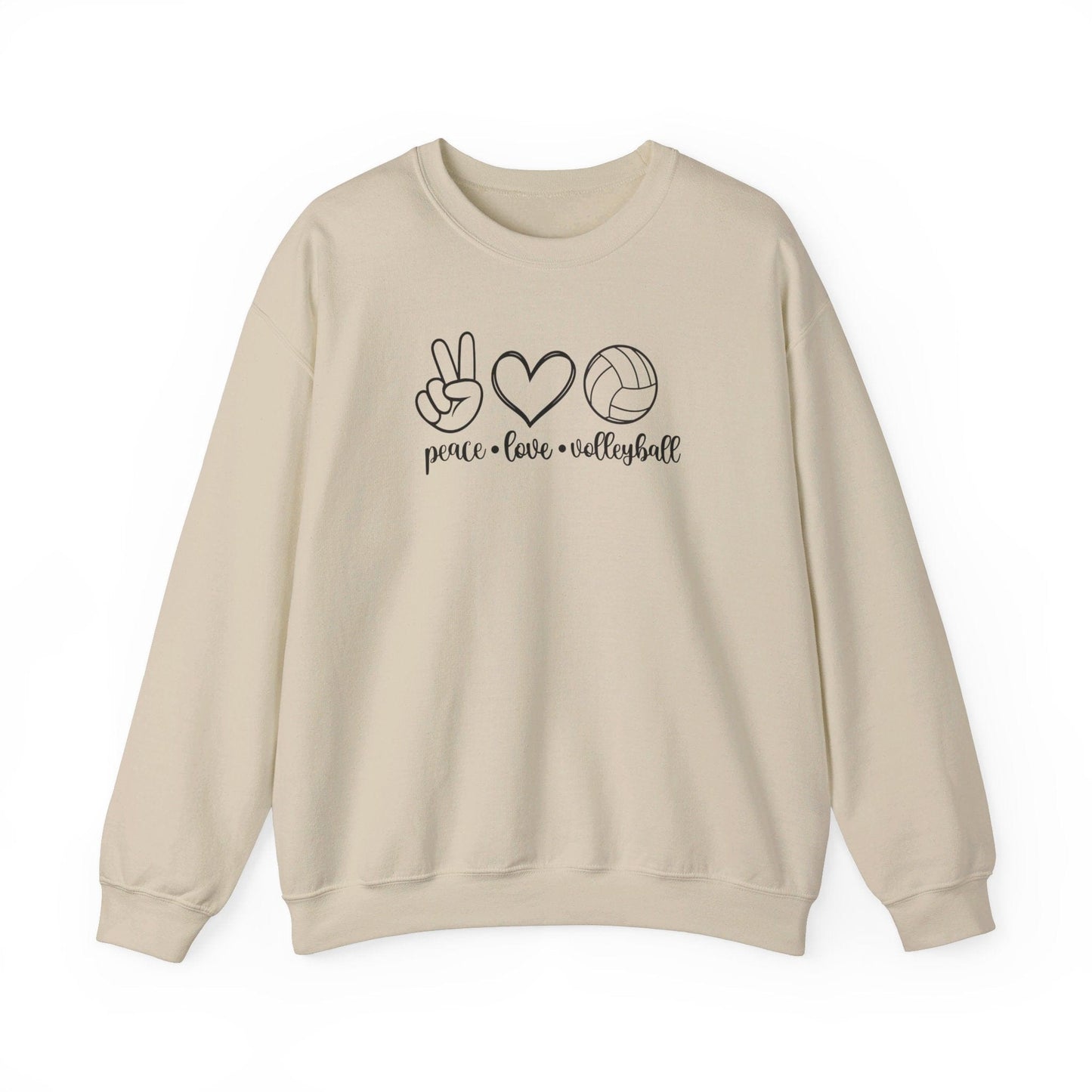 Peace Love Volleyball Sweatshirt - Hooray