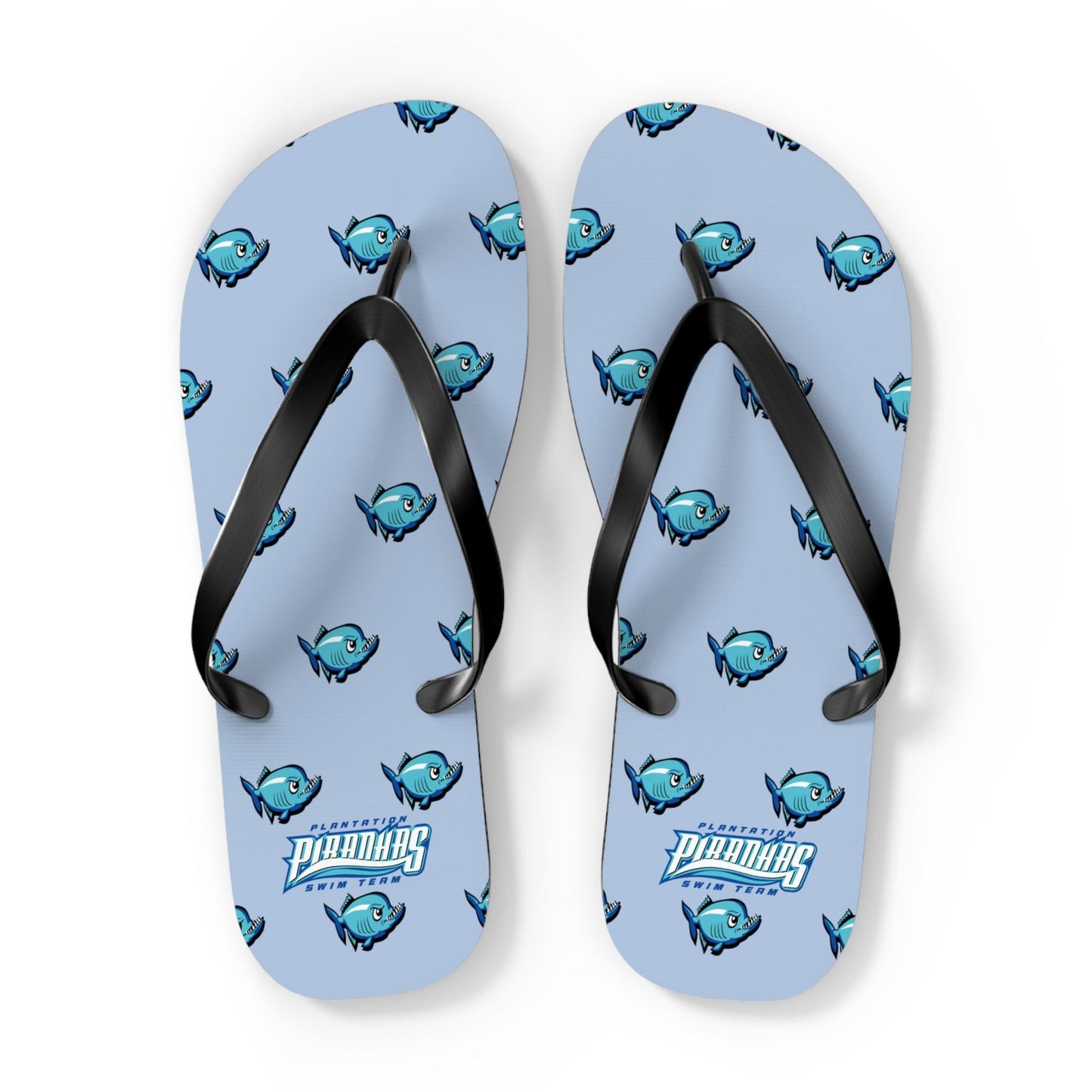 Piranhas Swim Team Flip Flops