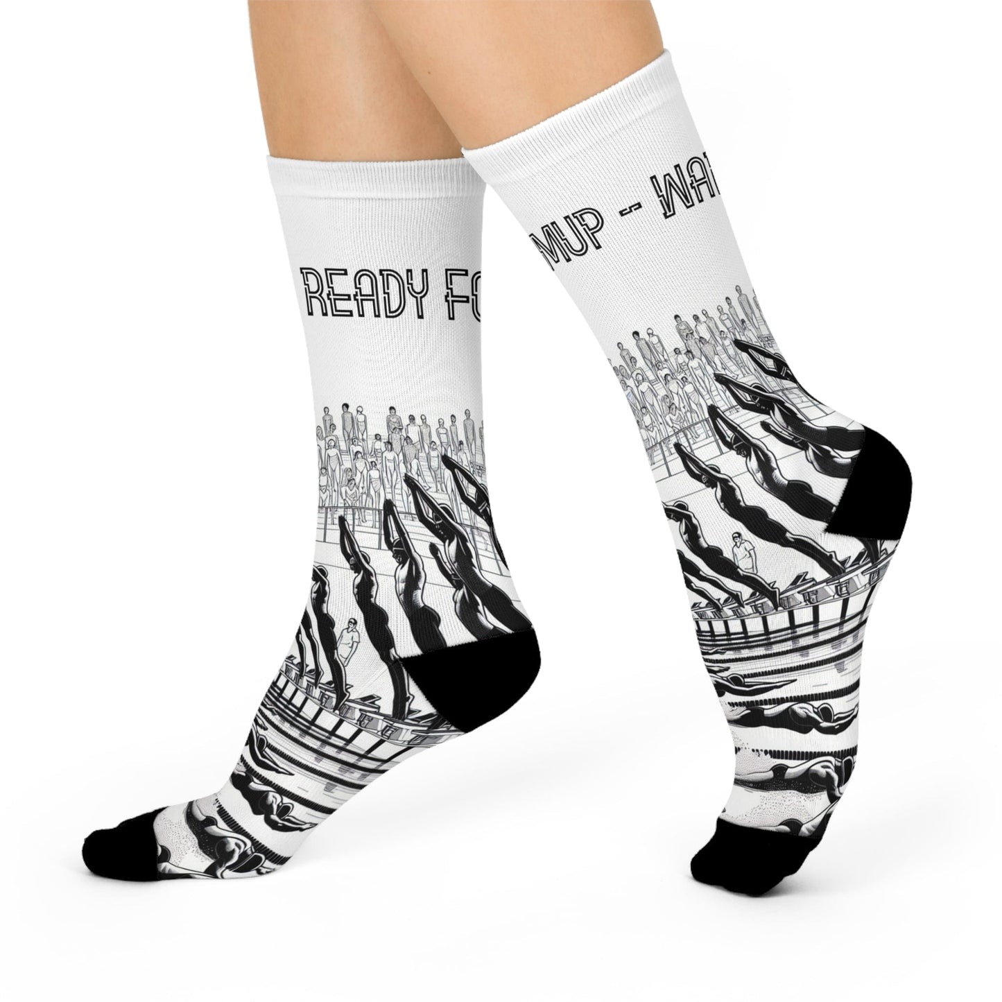 Cushioned Swimming Warmup Socks - Hooray