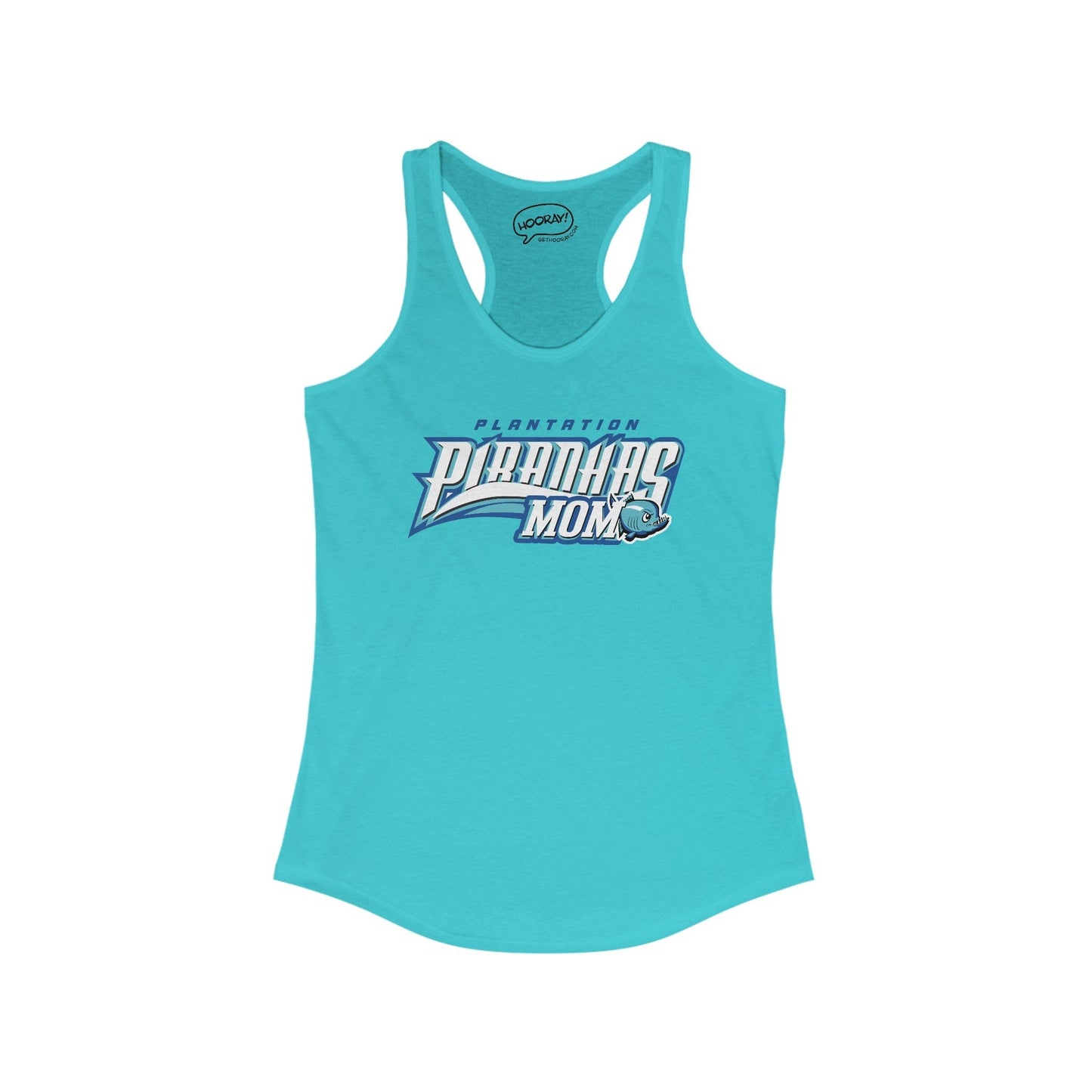 Plantation Piranhas Mom Racerback Tank