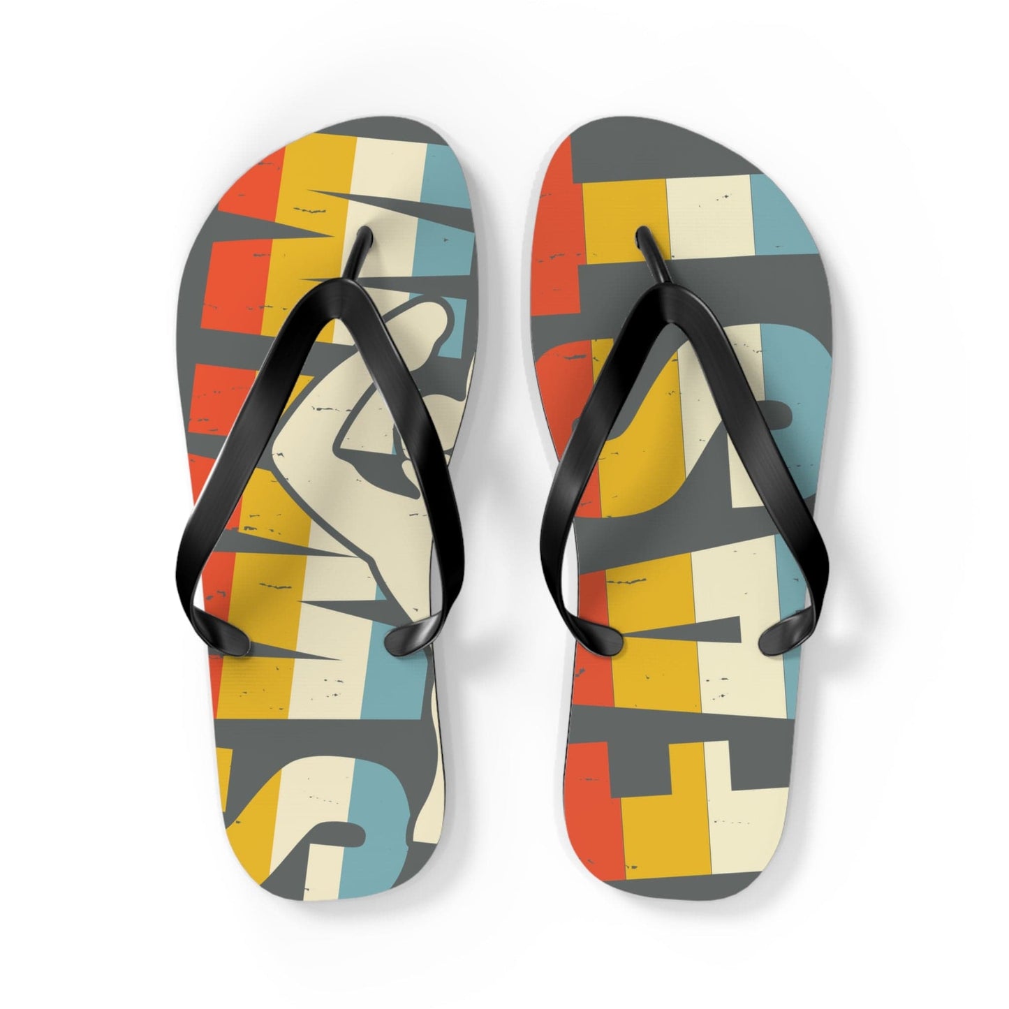 Swim Fast Flip Flops - Hooray