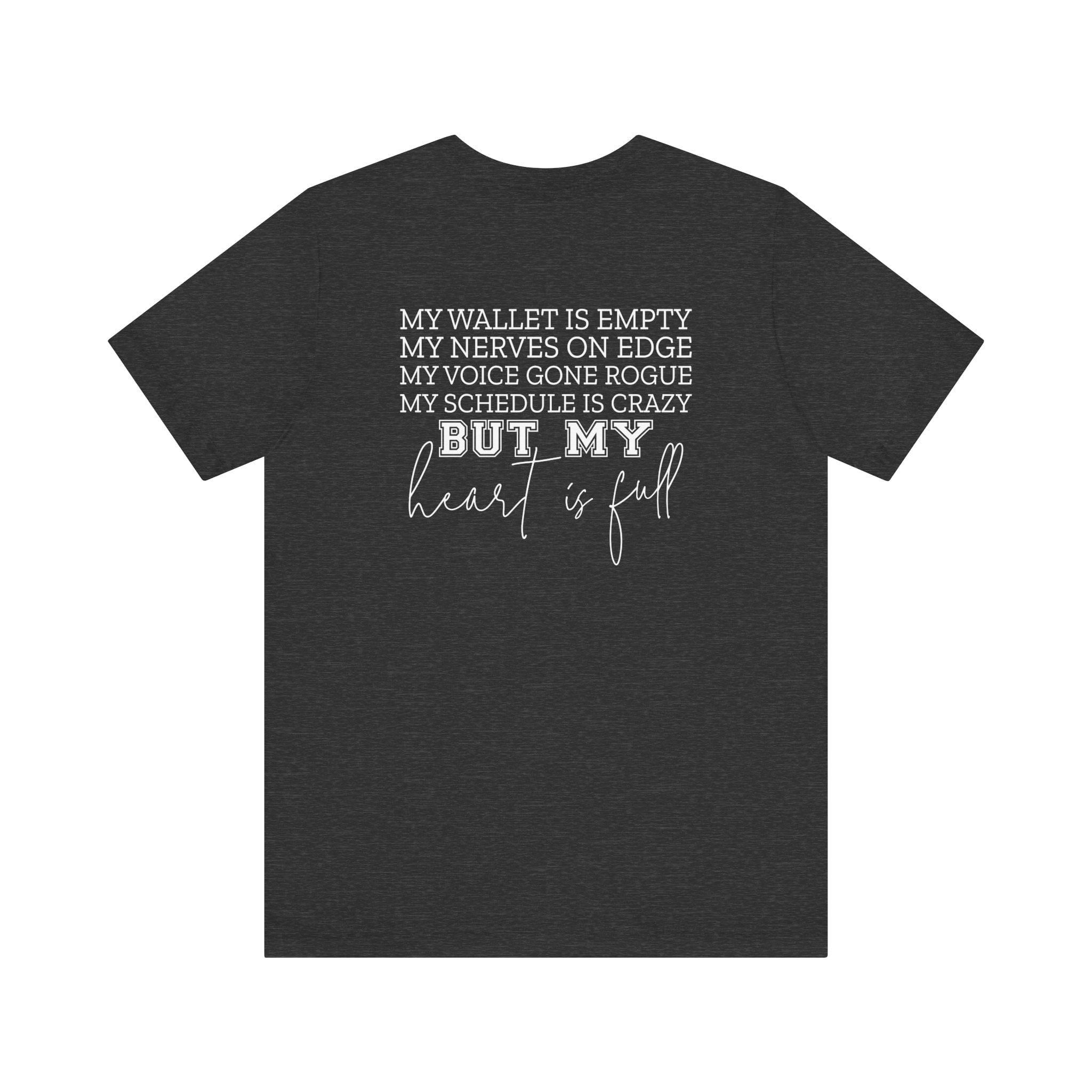 Heart Full Football Mom T-Shirt - Hooray