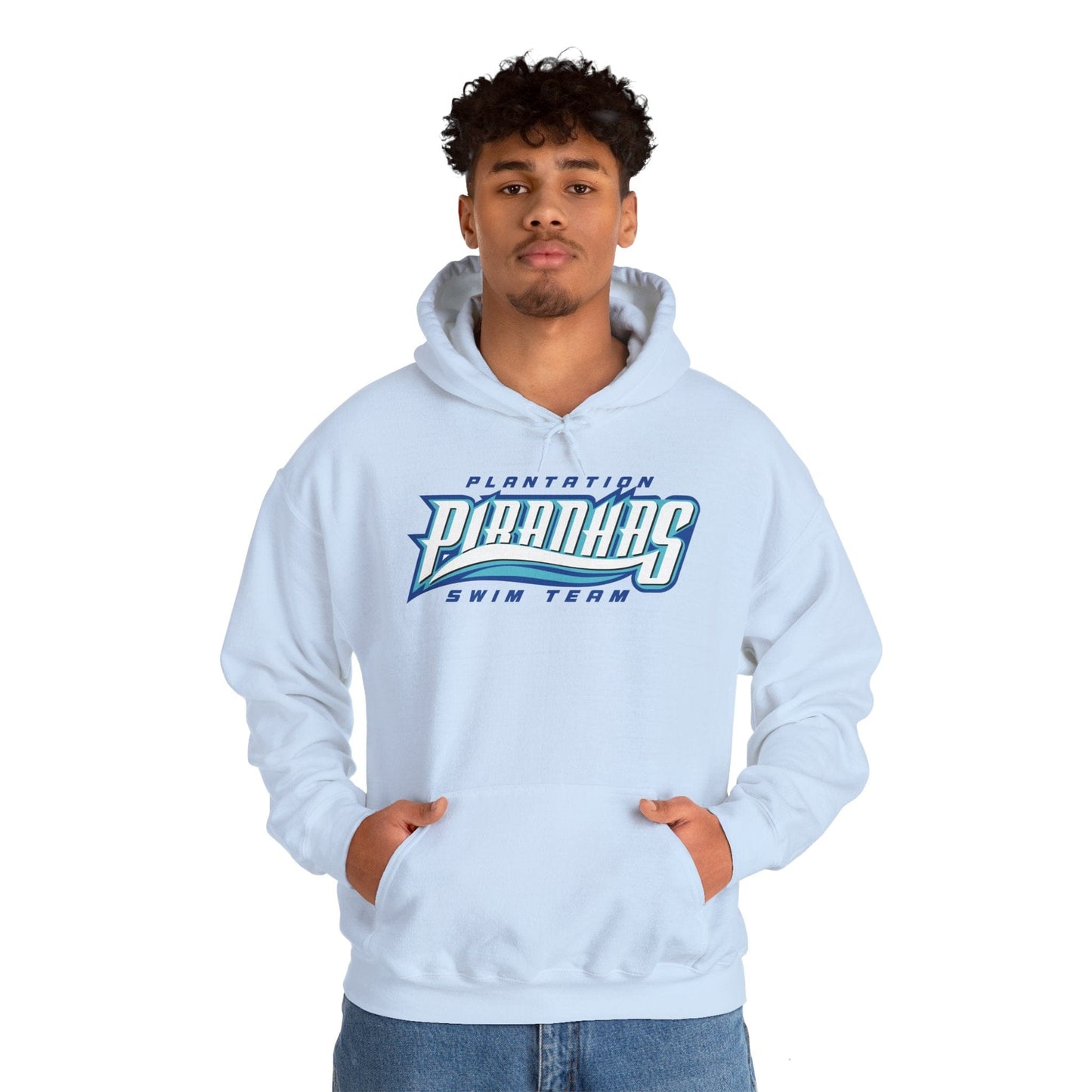 PERSONALIZED - Piranhas Swim Team Hoodie - Hooray