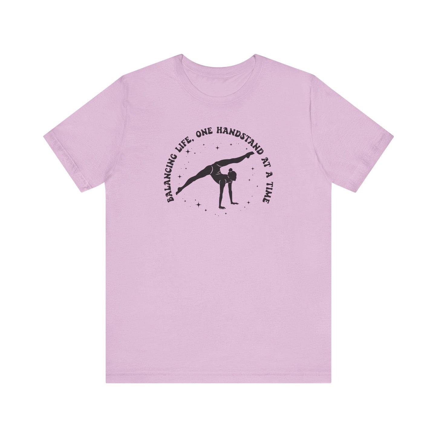 One Handstand at a Time Casual Gymnastics T-shirt - Hooray